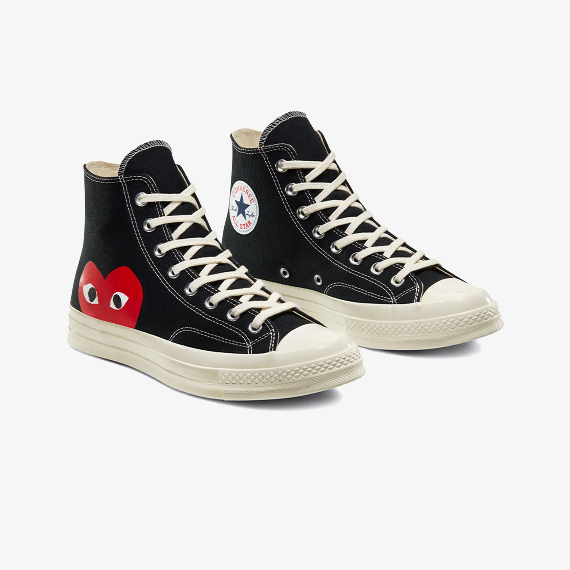 Converse X Comme Des Garçons Play Chuck 70 Unisex Siyah Sneaker