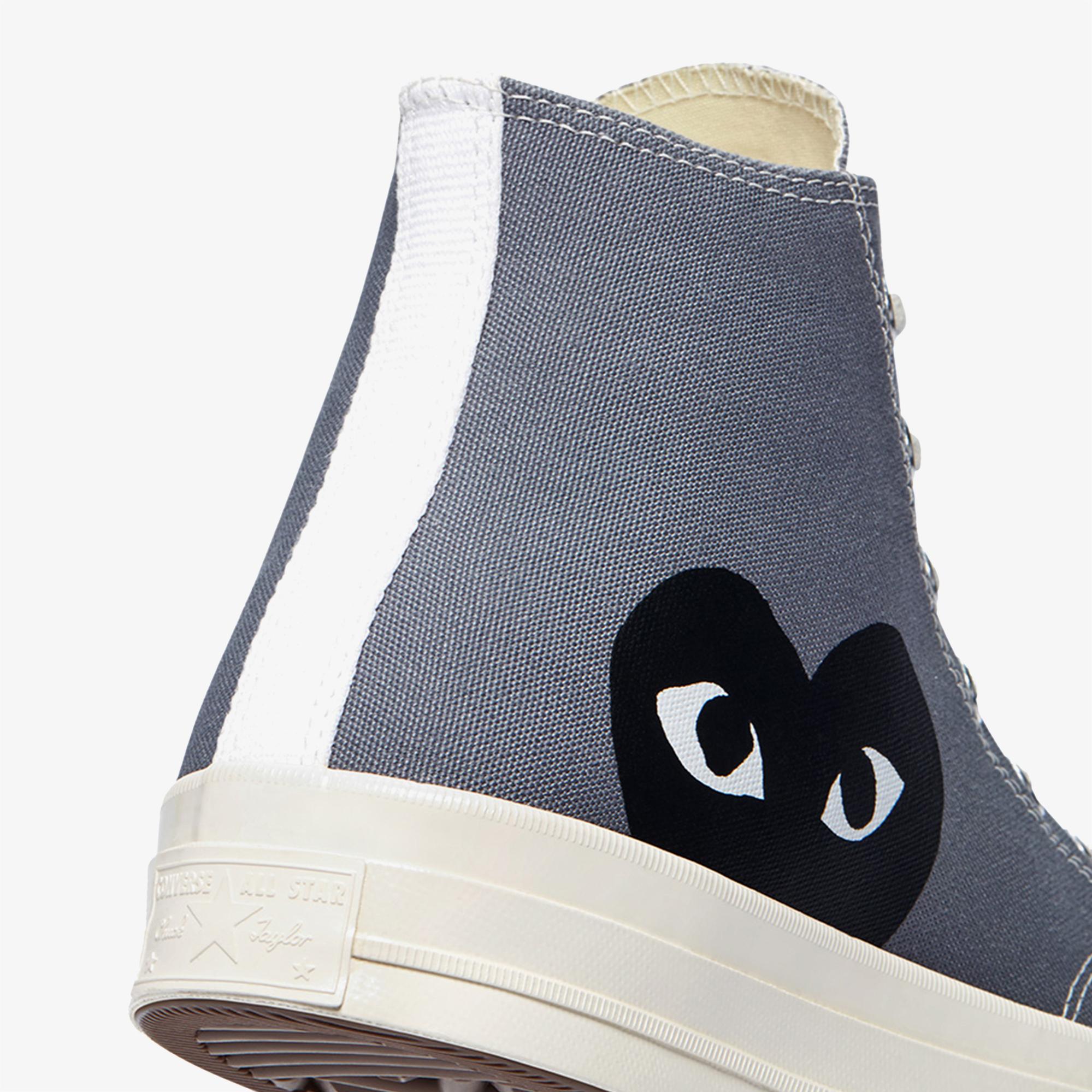 Converse X Comme Des Garçons Play Chuck 70 Unisex Gri Sneaker