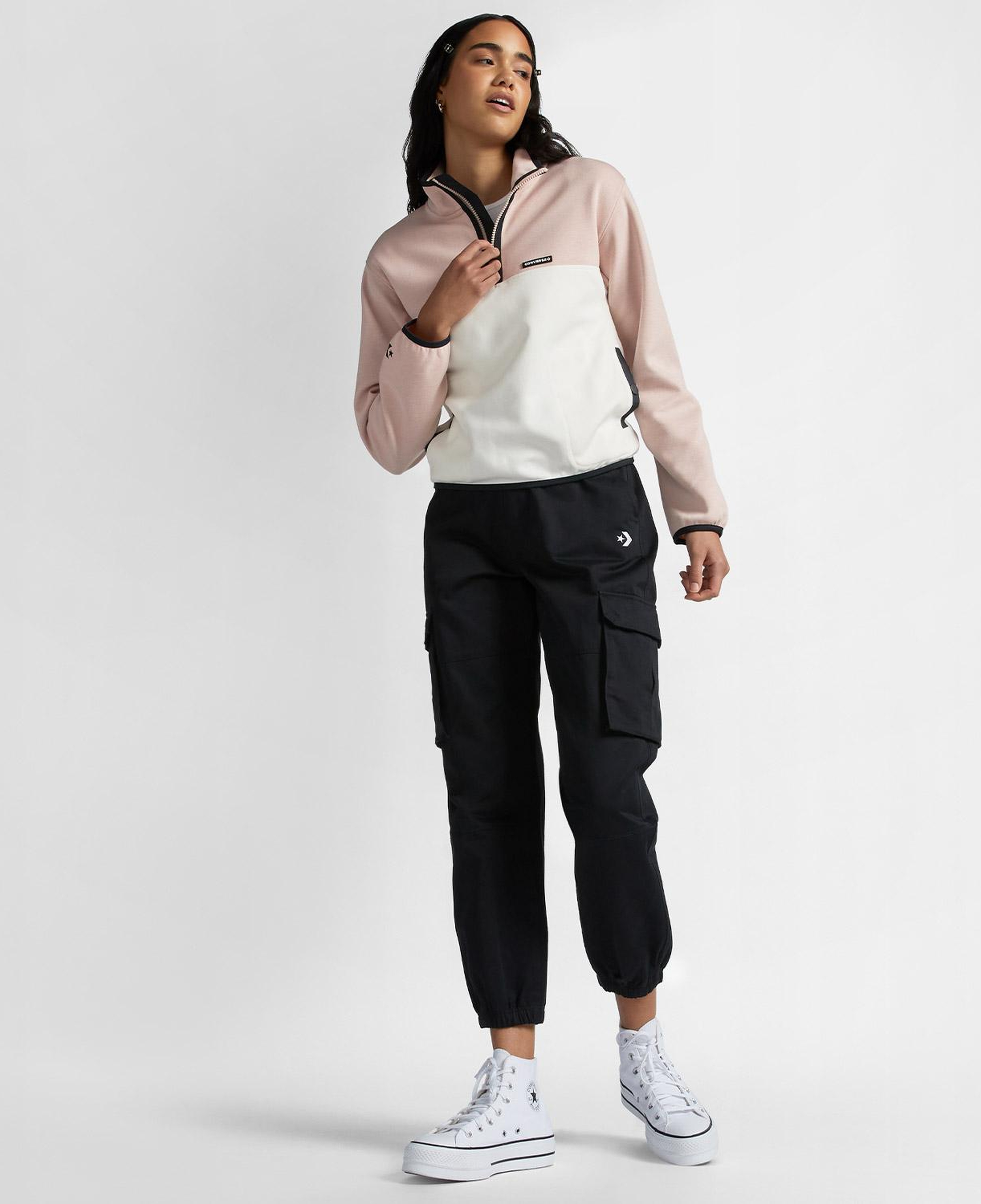 Converse Popover 1/2 Zip Top Sweatshirt