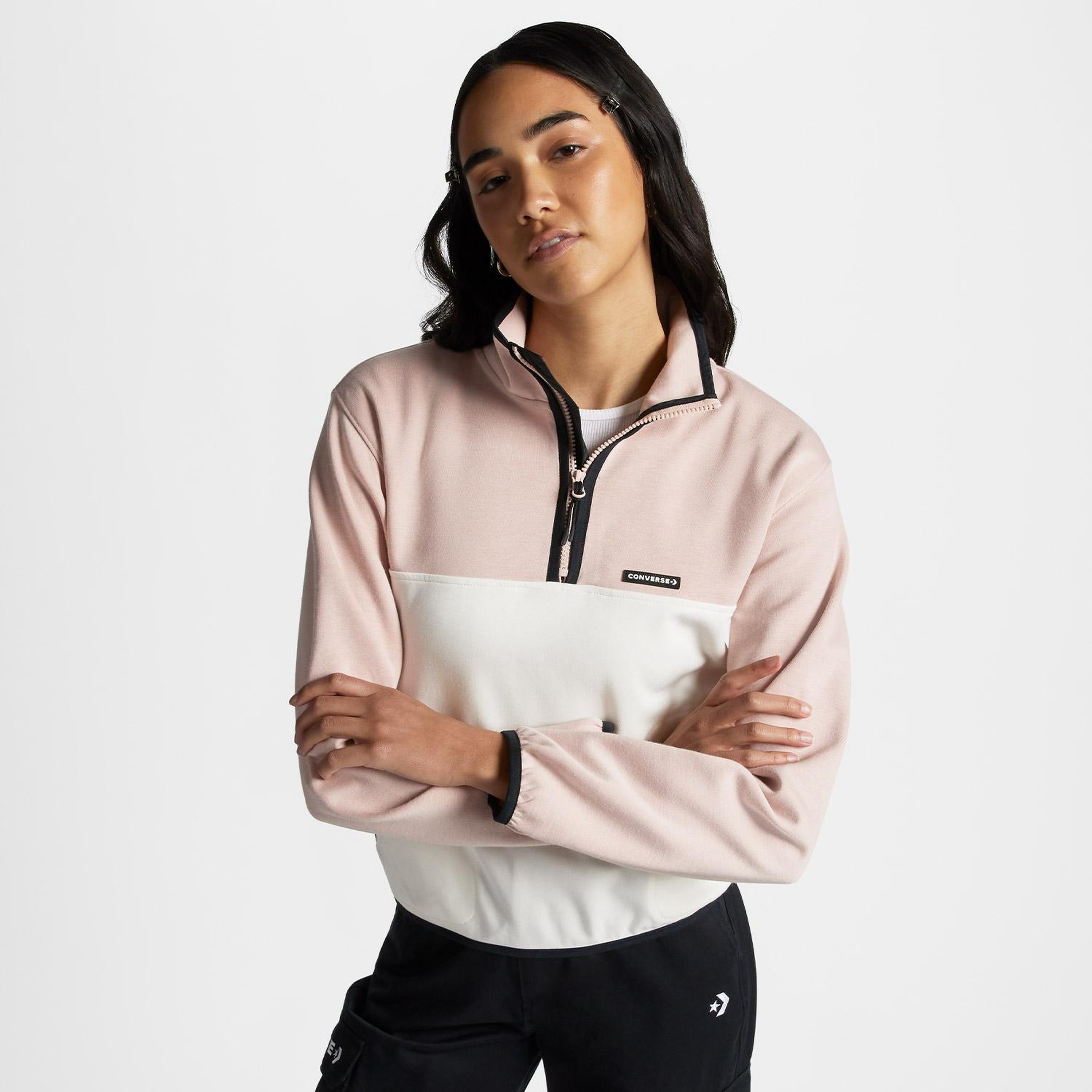 Converse Popover 1/2 Zip Top Sweatshirt
