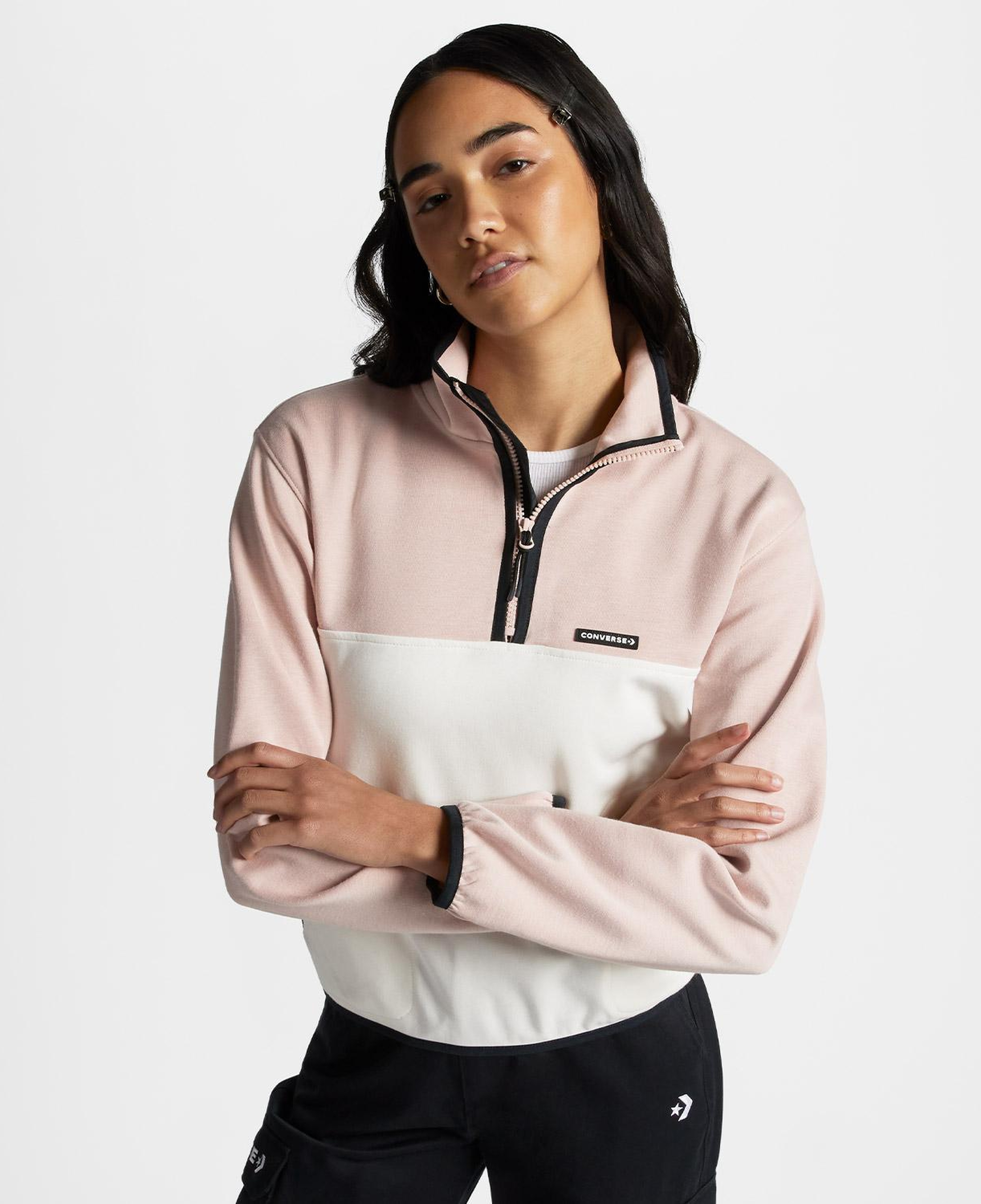 Converse Popover 1/2 Zip Top Sweatshirt