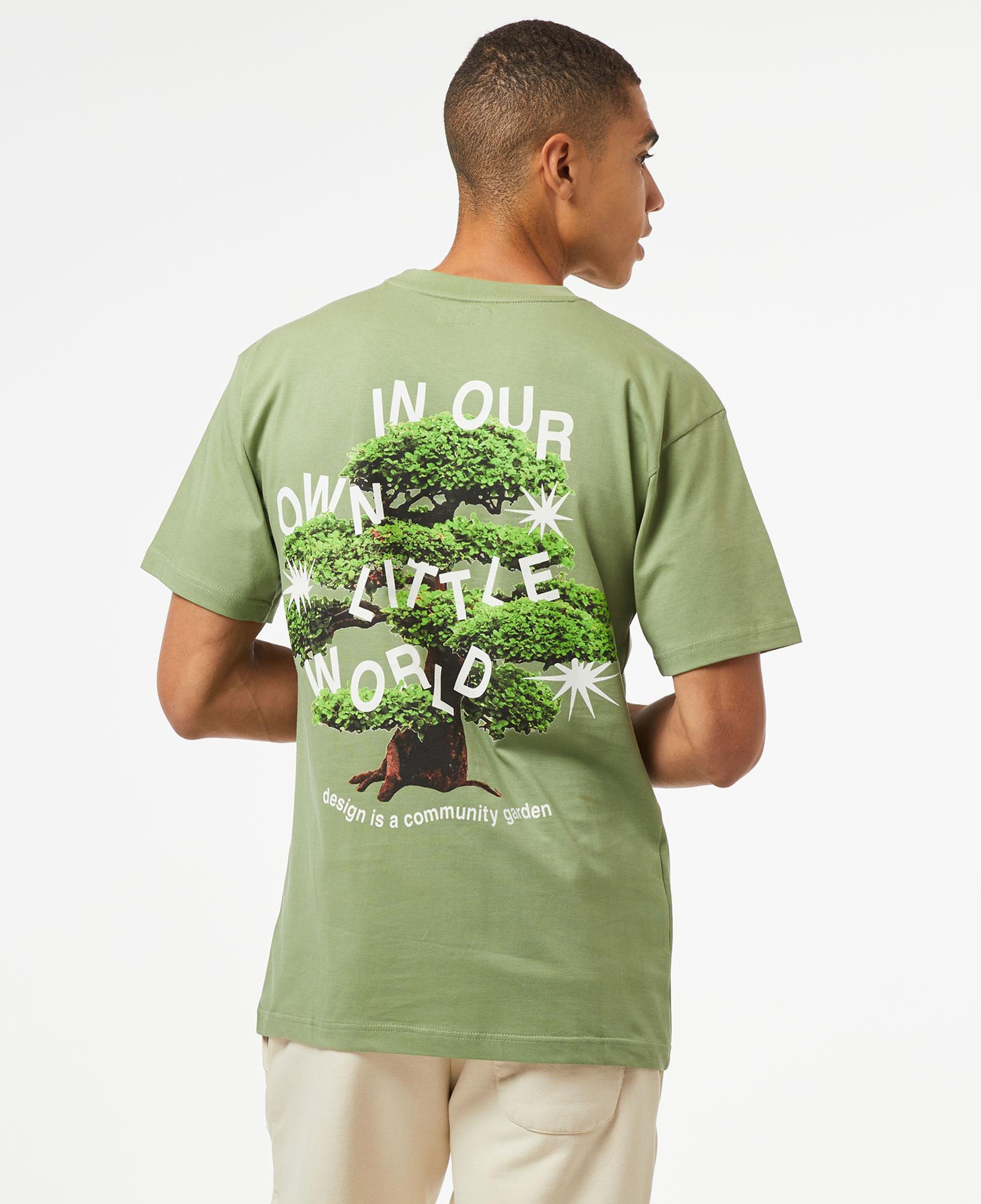 Market Community Garden Erkek Yeşil T-Shirt