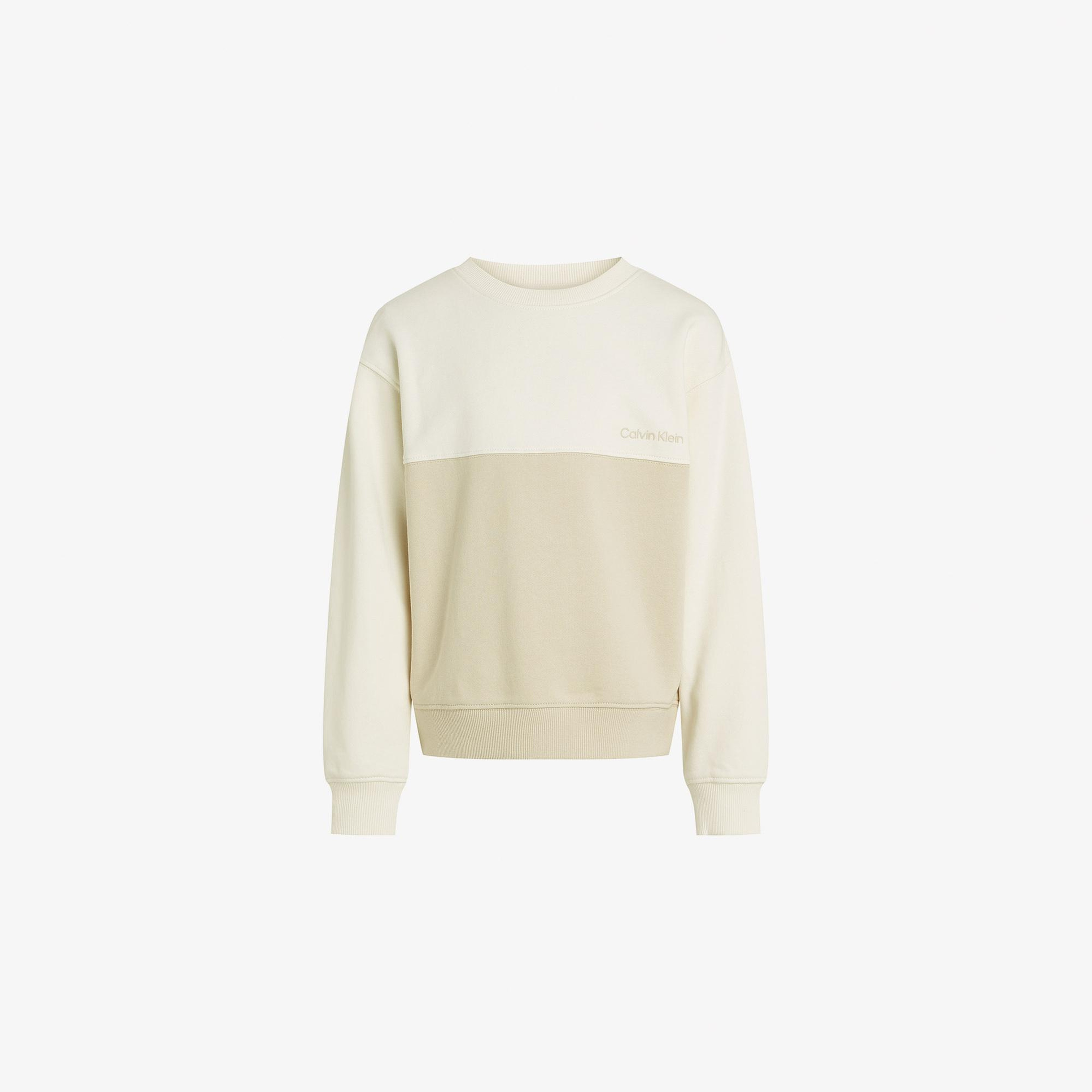 Calvin Klein Çocuk Beyaz Sweatshirt