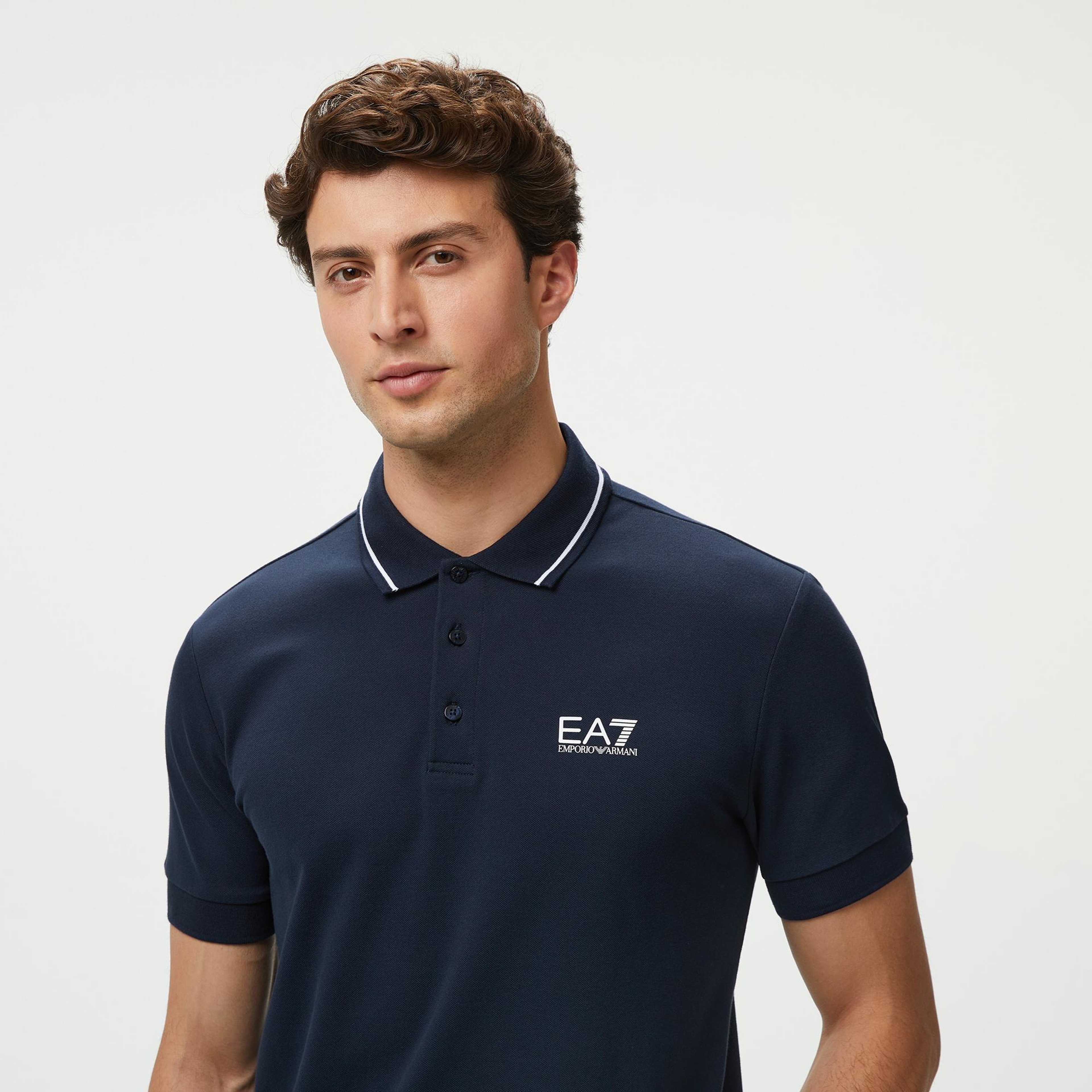 EA7 Erkek Mavi Polo