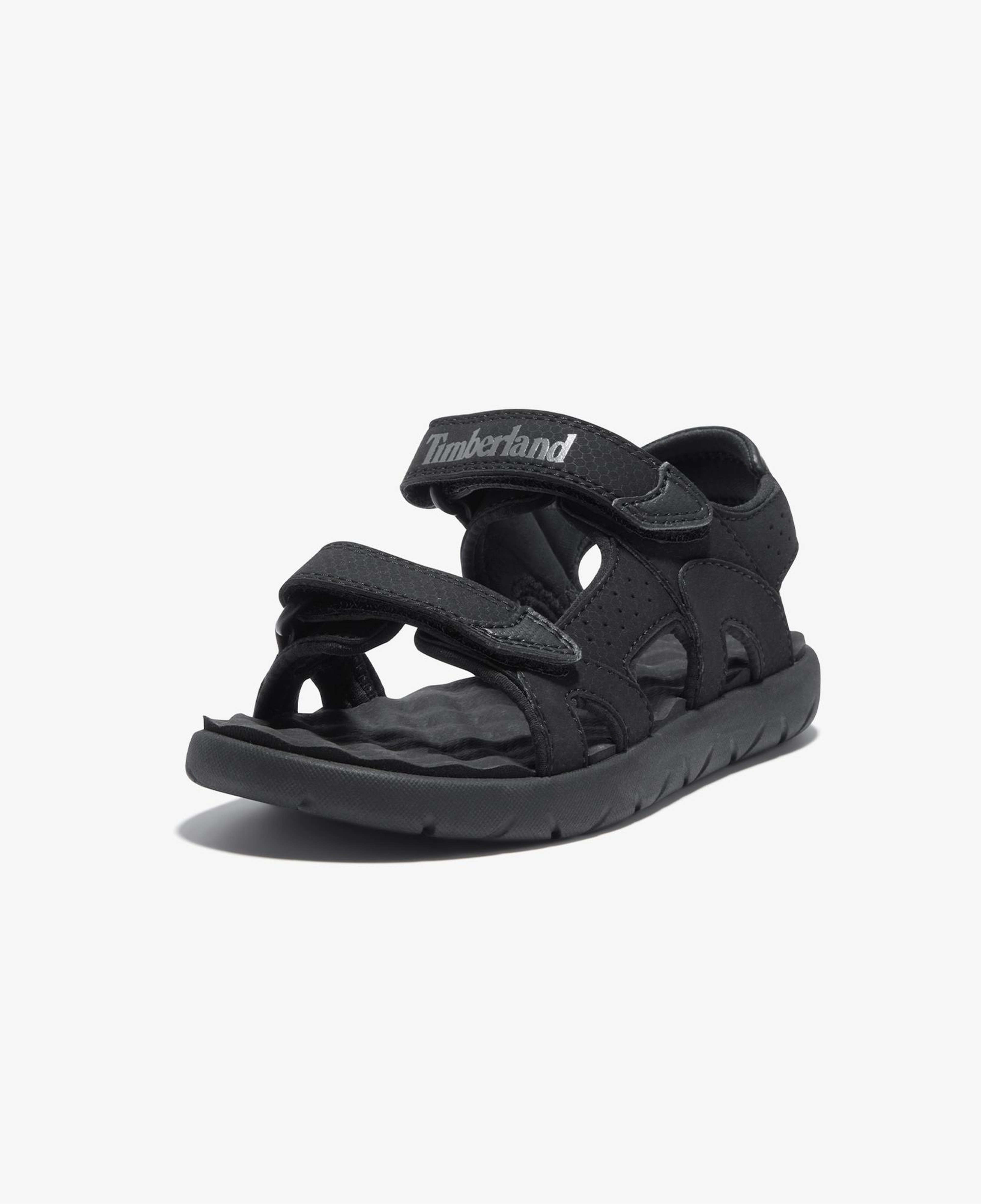 Timberland Perkins Low Arkadan Bantlı Çocuk Siyah Sandalet