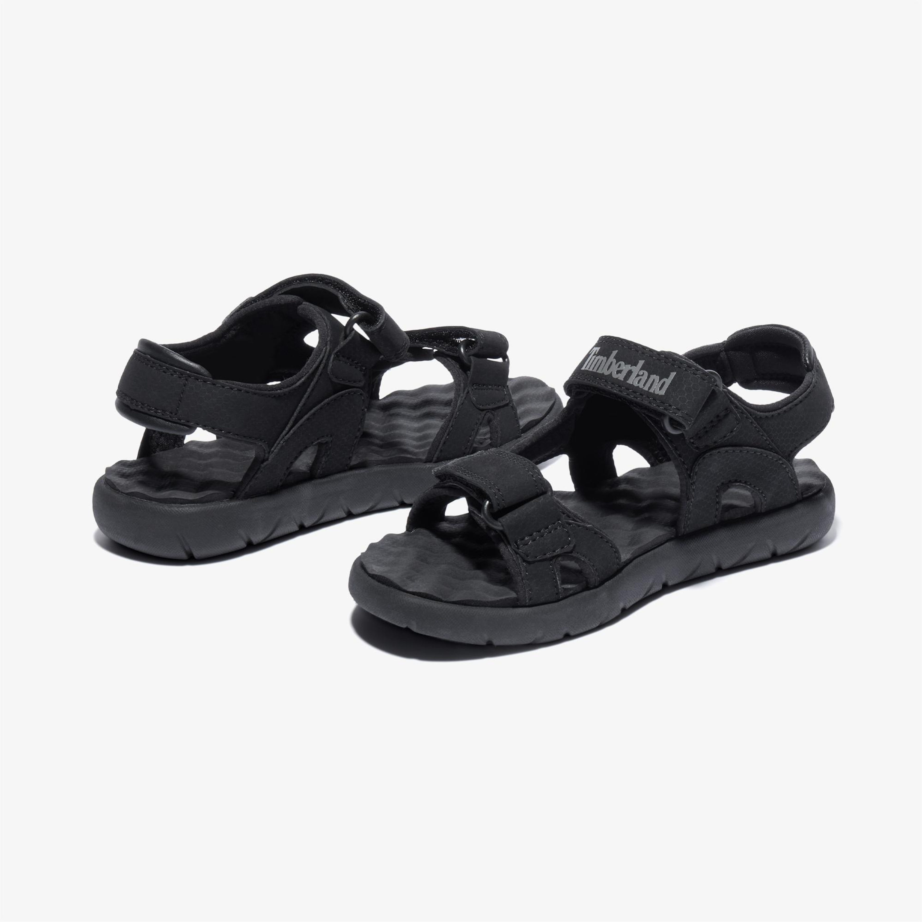 Timberland Perkins Low Arkadan Bantlı Çocuk Siyah Sandalet