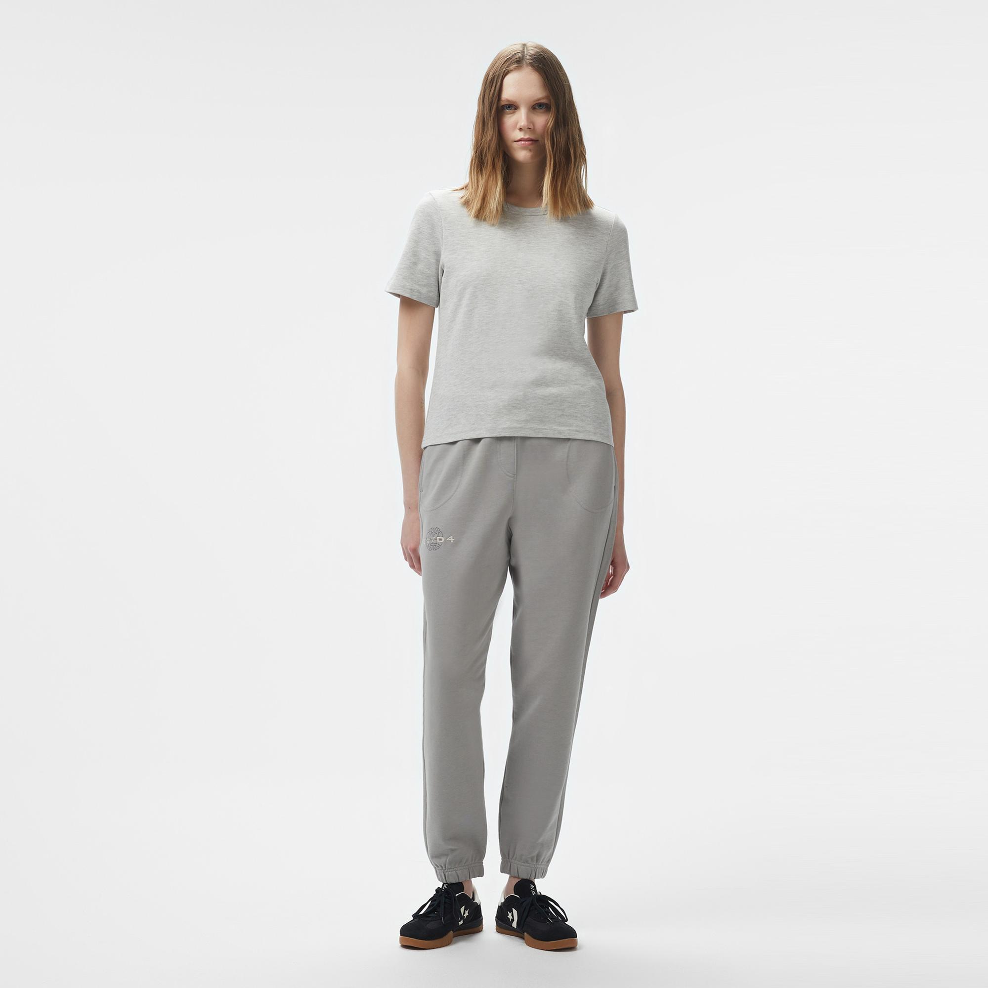 UNITED4 Comfort Flare Kadın Gri Eşofman Altı