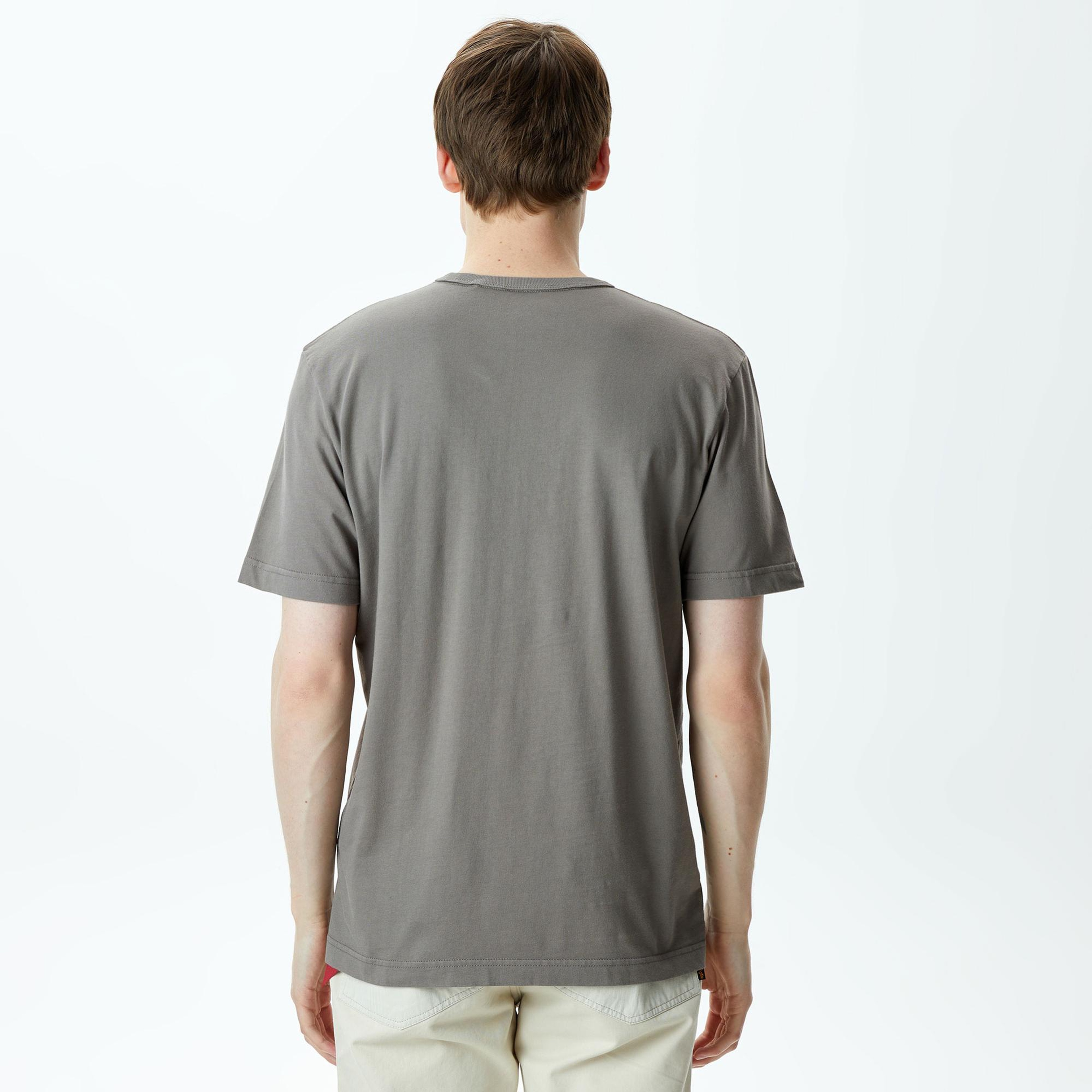 Alpha Industries Alpha Gradient Unisex Gri T-Shirt