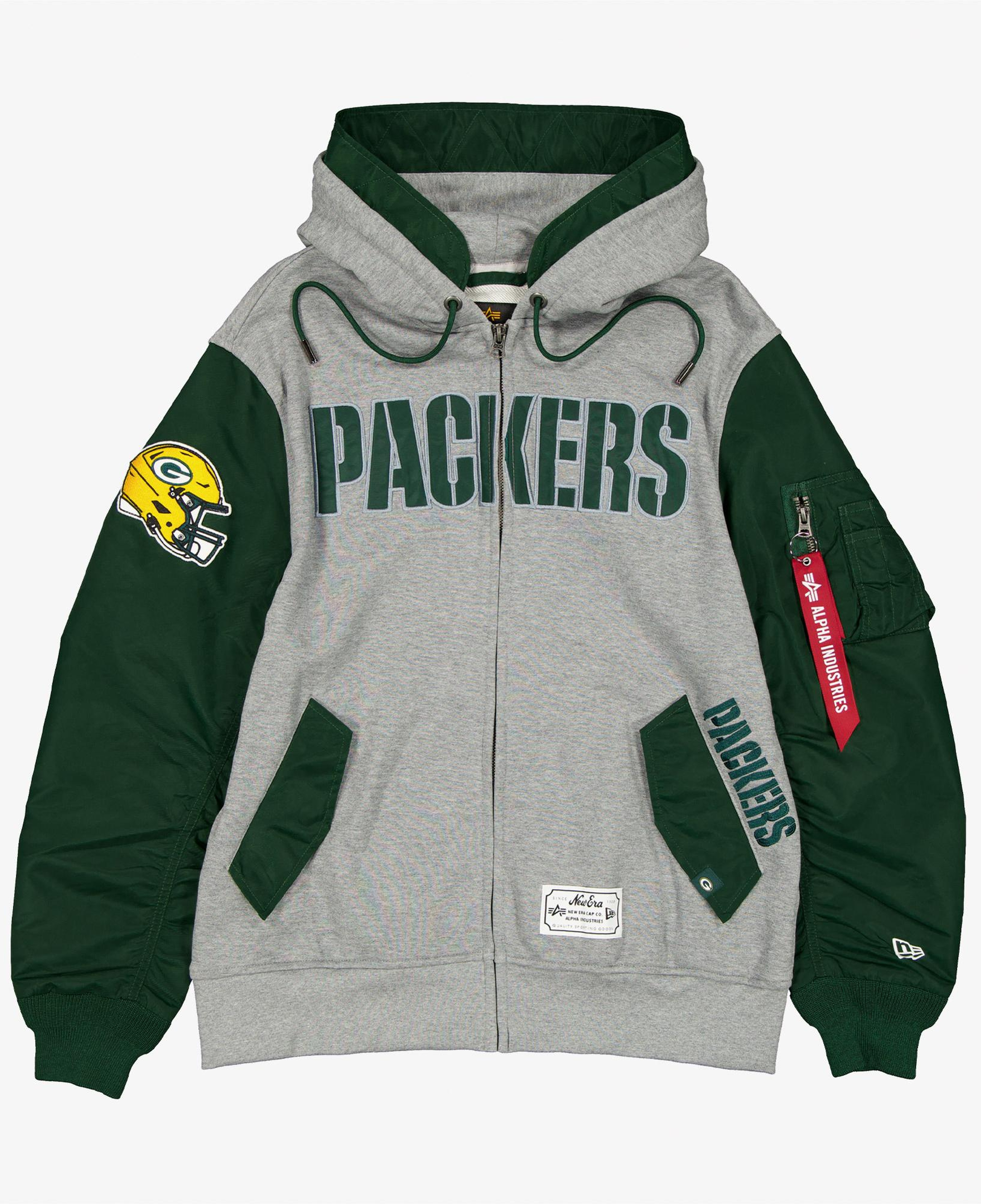 New Era Alpha Industries x Green Bay Packers MA-1 Erkek Polar Ceket