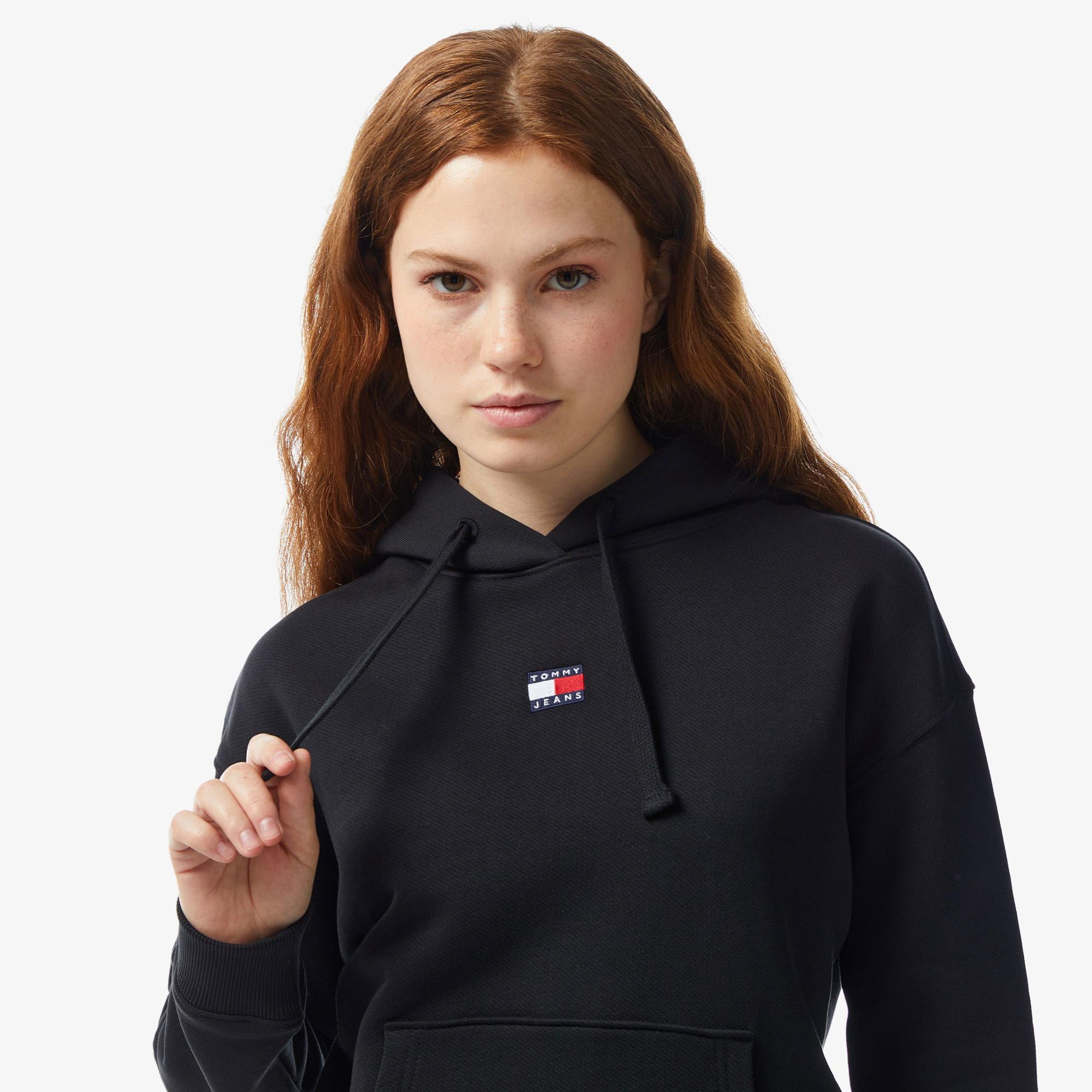 Tommy Hilfiger Kadın Siyah Hoodie