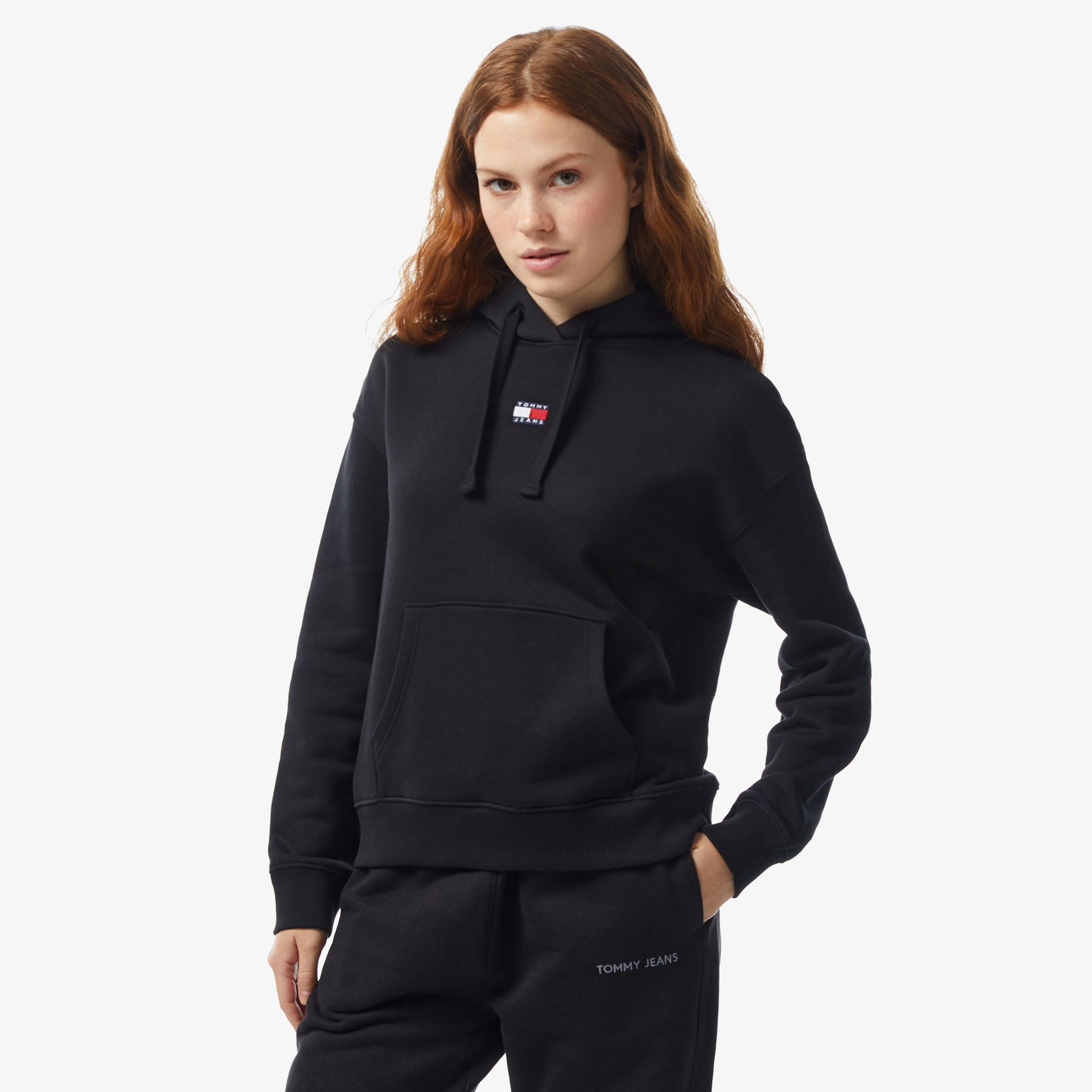 Tommy Hilfiger Kadın Siyah Hoodie