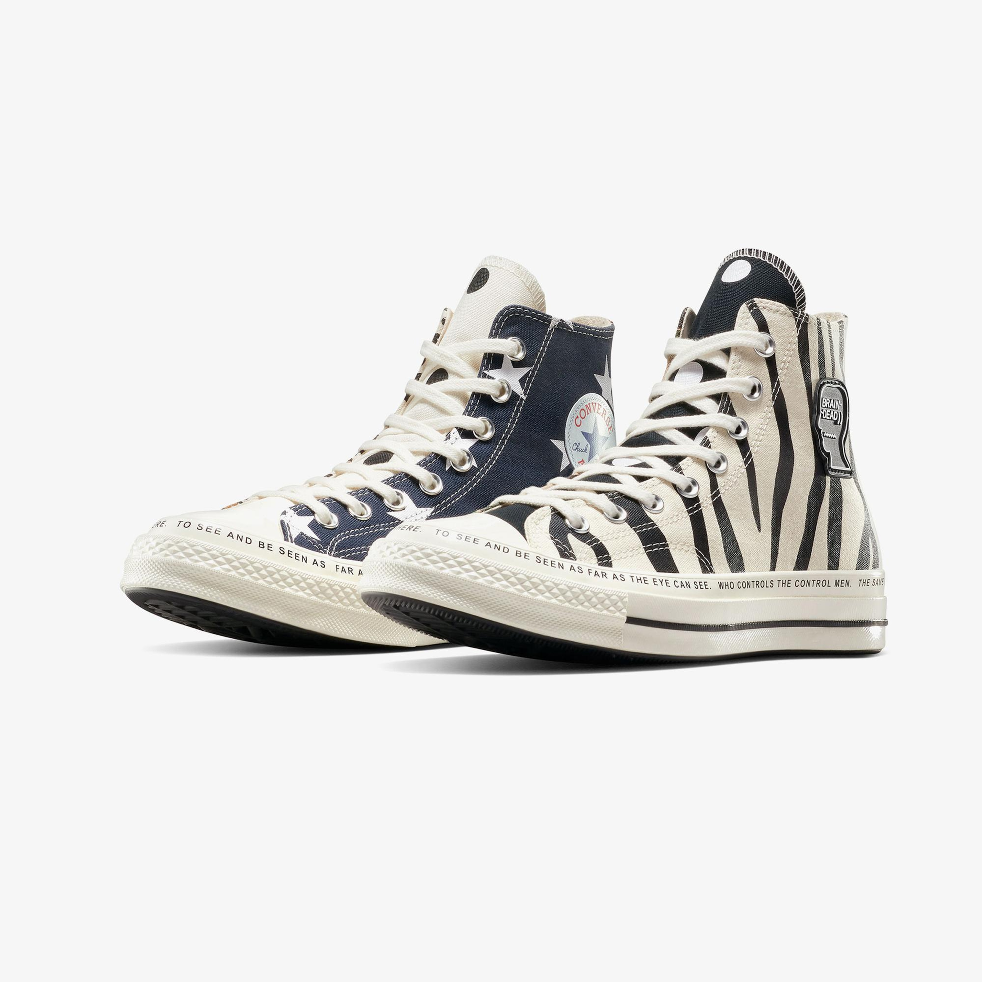 Converse x Brain Dead Chuck 70 Unisex Krem Sneaker