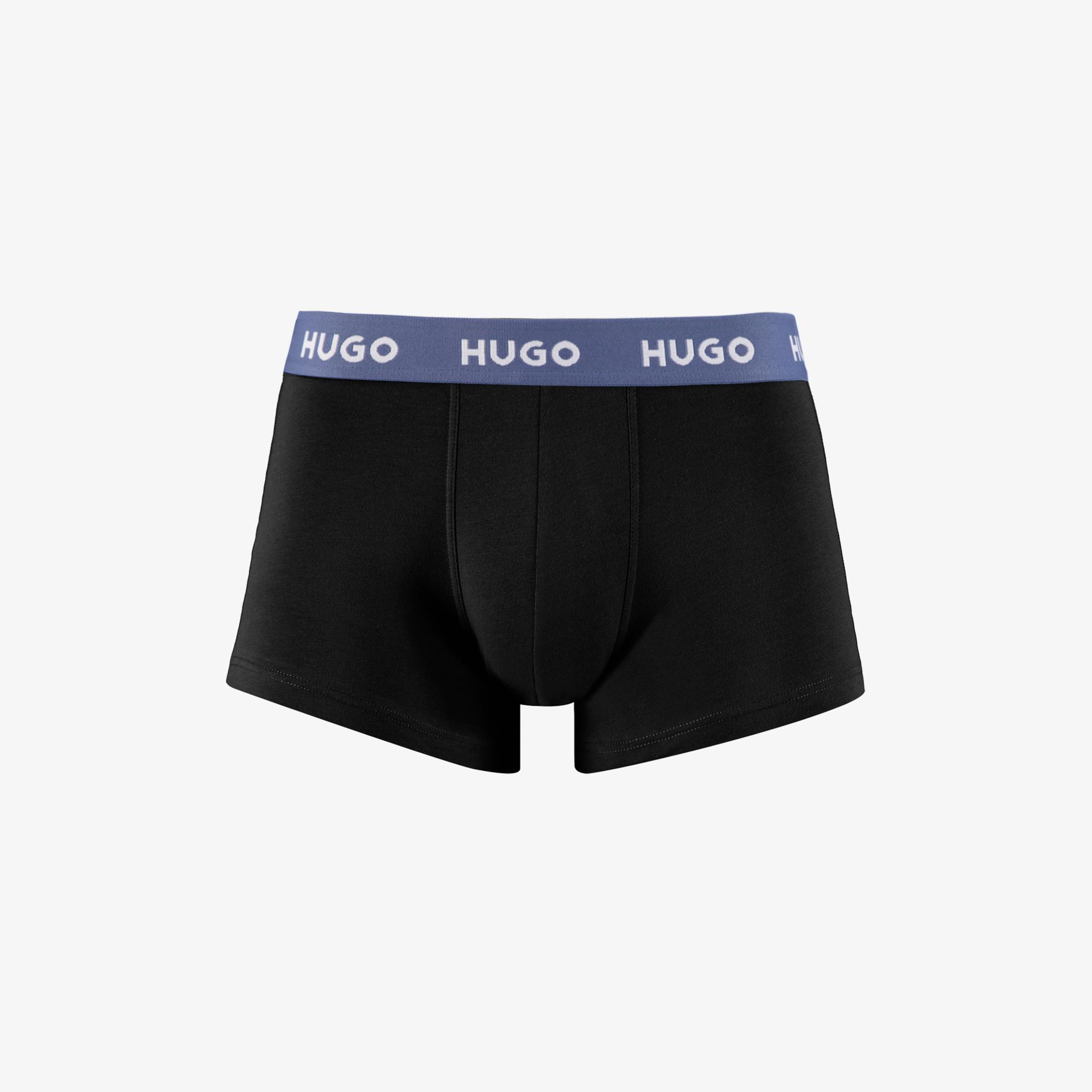 Hugo 3'lü Erkek Renkli Boxer