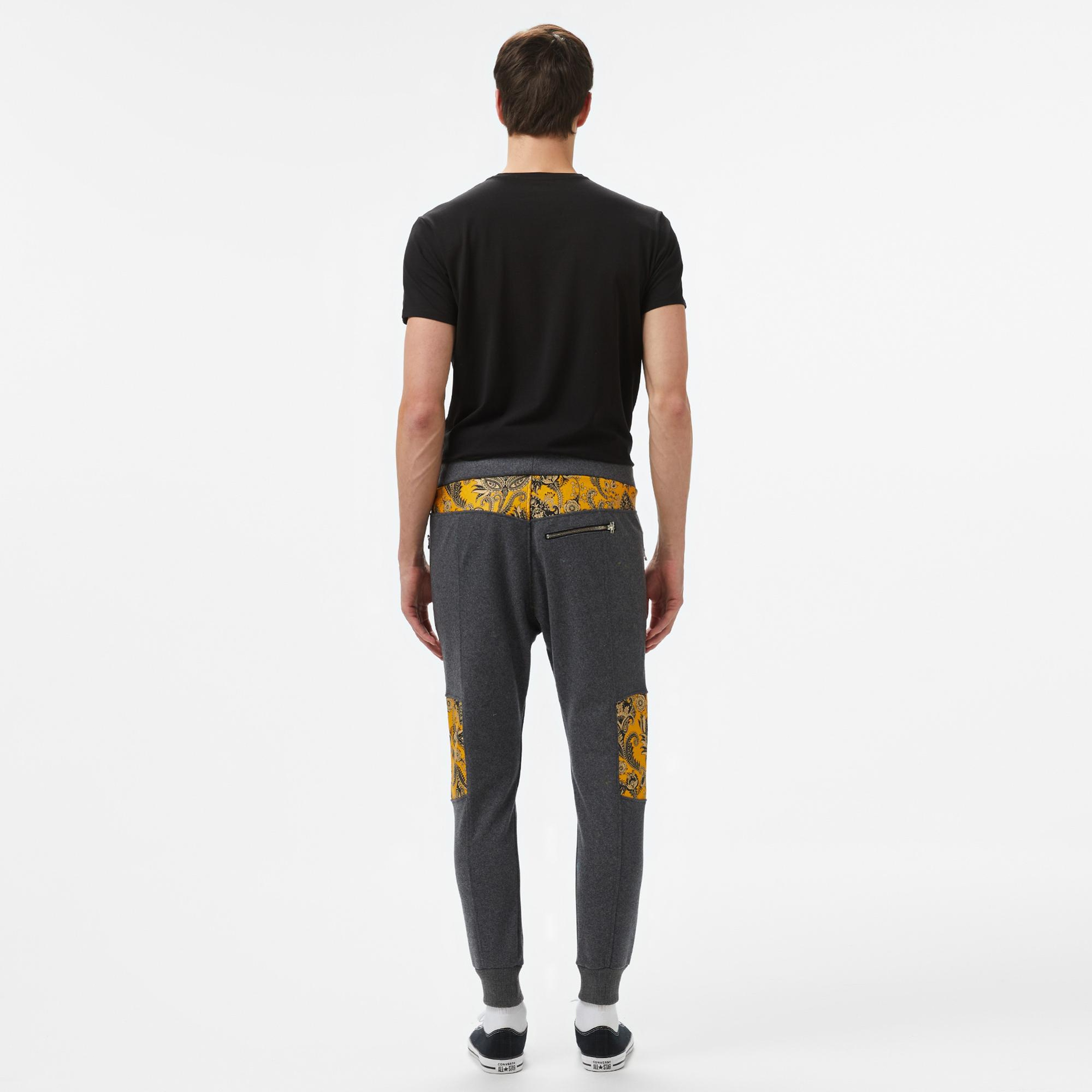 Story Of Angels Soa Yellow Paisley Dream Slim Erkek Gri Pantolon