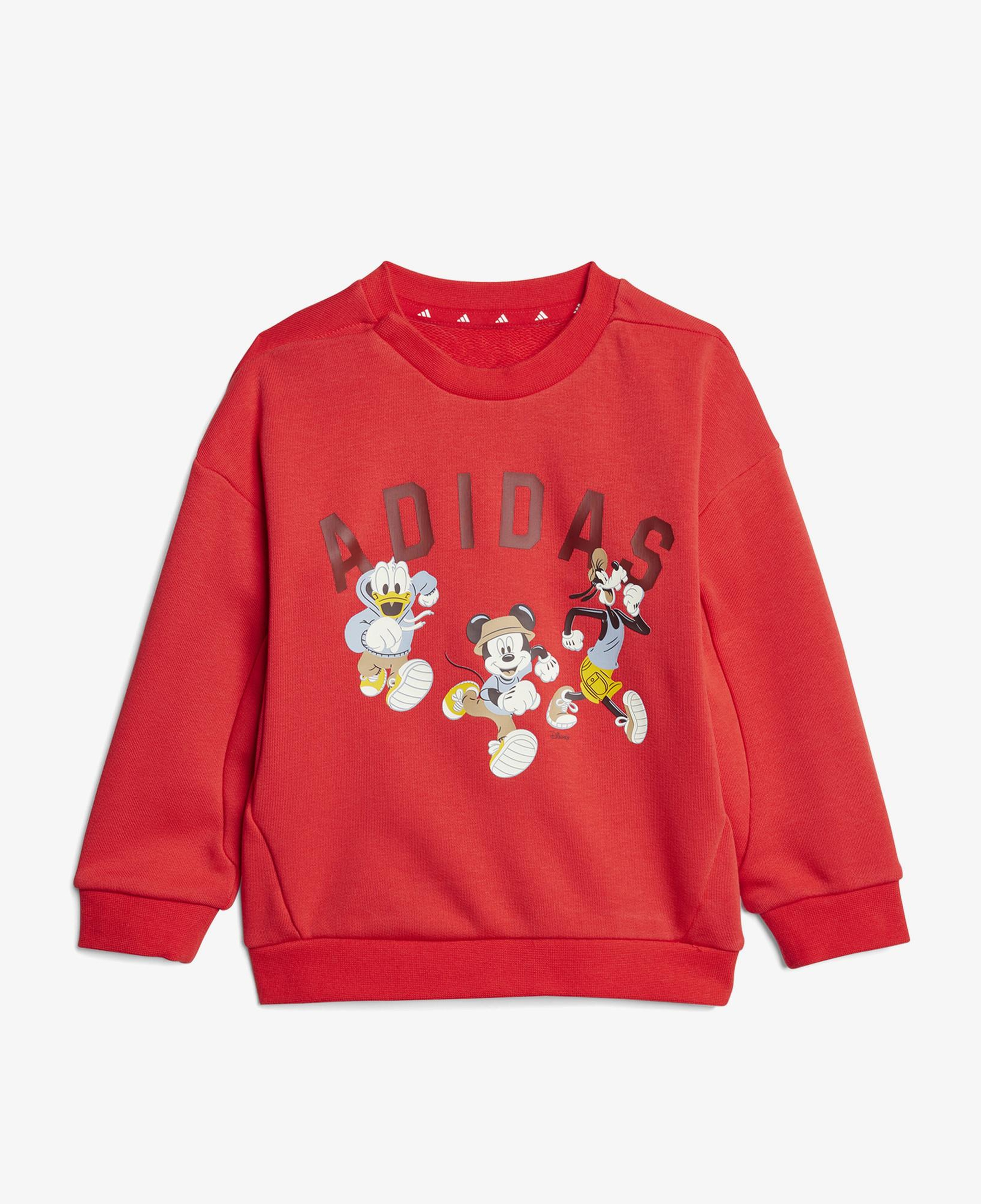 adidas Disney Mickey Mouse Kırmızı Bebek Eşofman Takımı