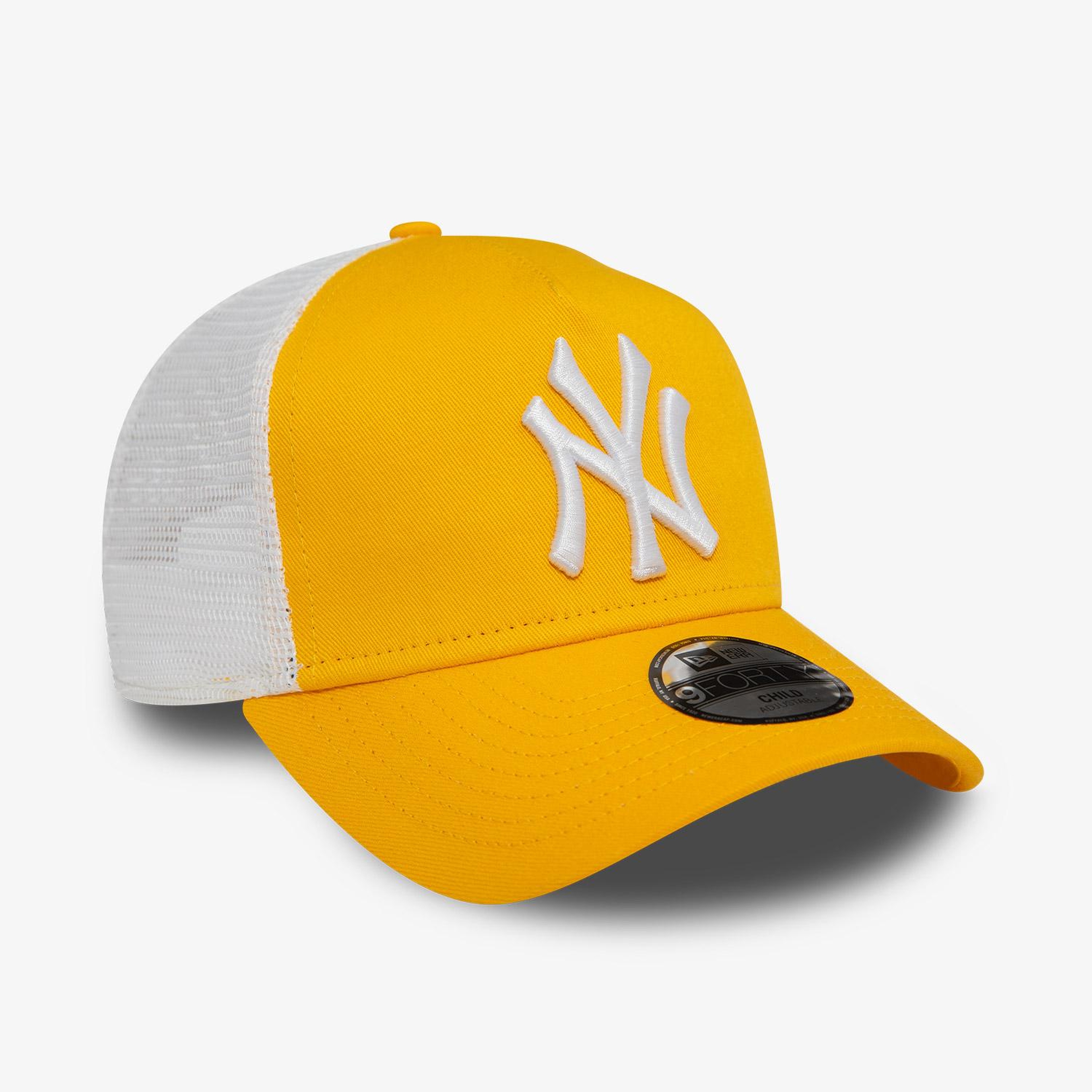 New Era New York Yankees Team Outline 9FORTY Çocuk Sarı Şapka