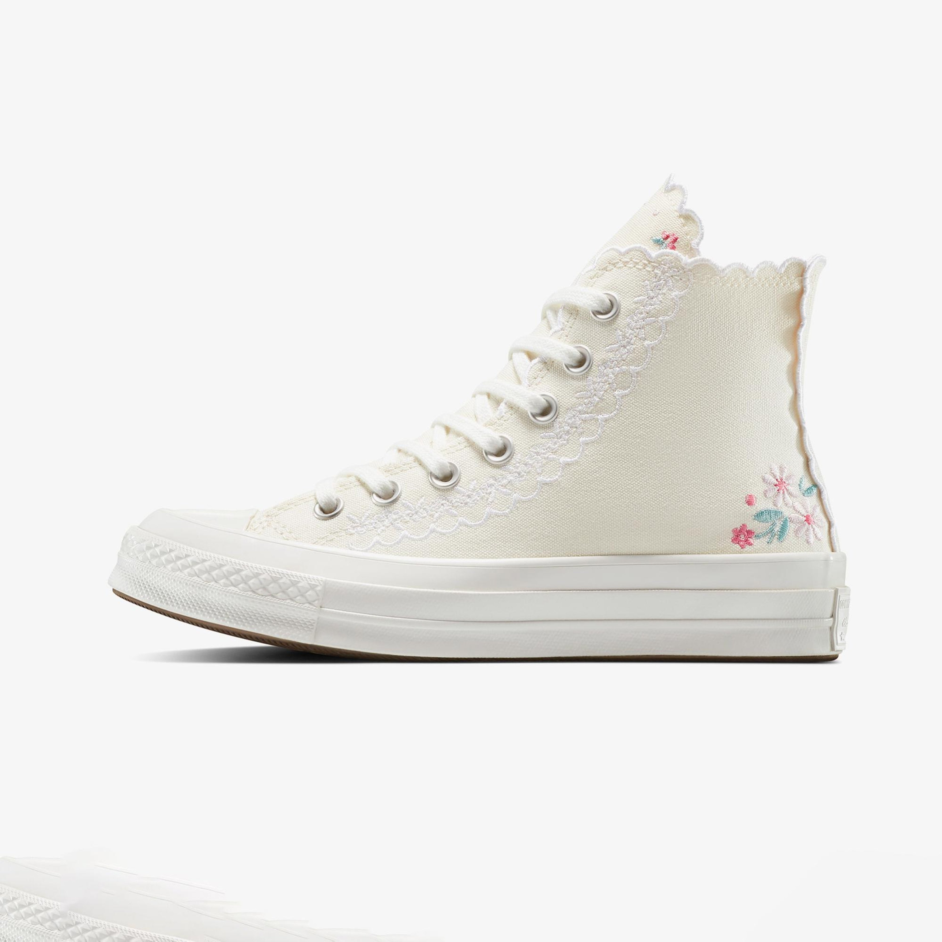 Converse Chuck Taylor Embroidered Unisex Krem Sneaker