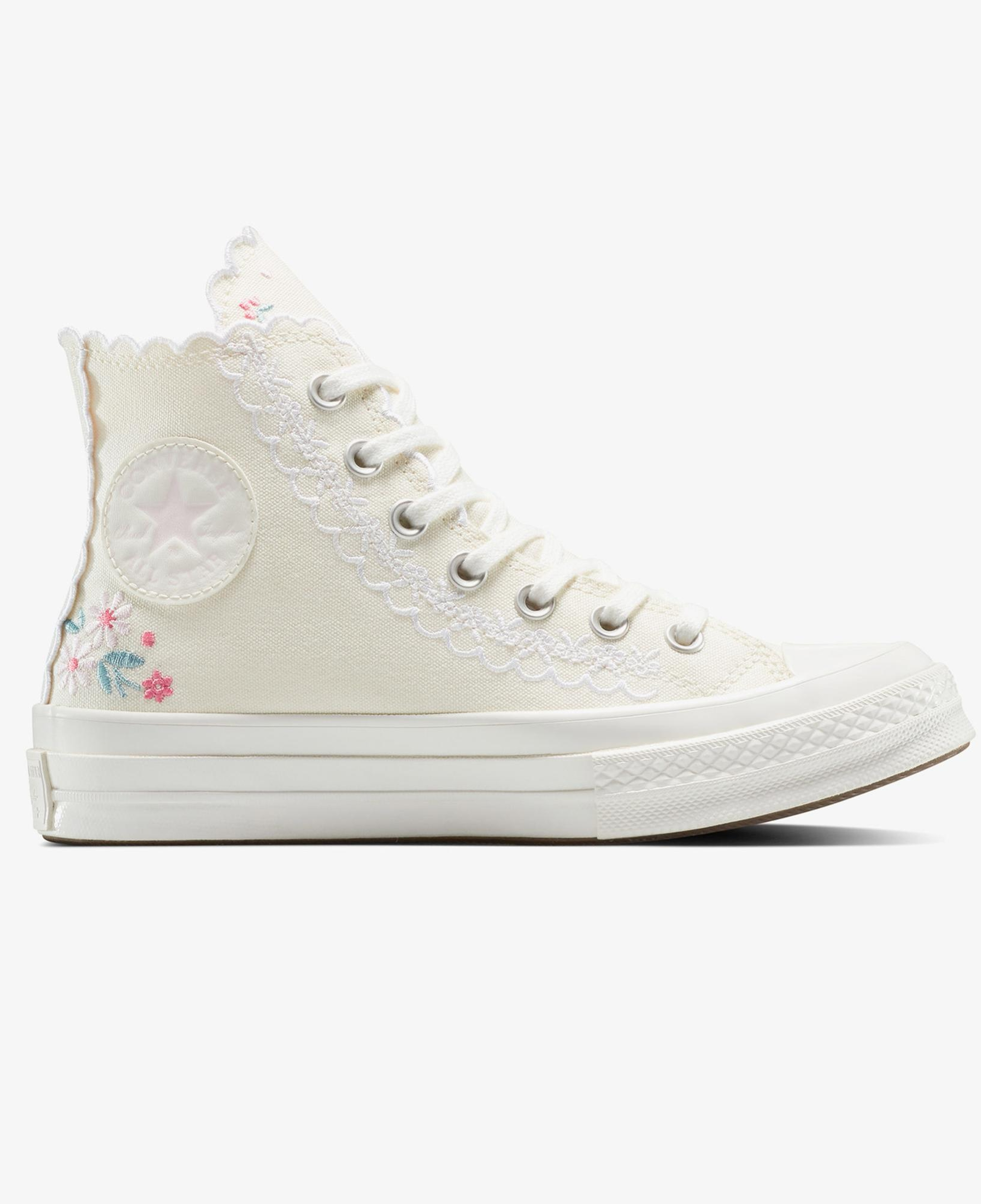 Converse Chuck Taylor Embroidered Unisex Krem Sneaker