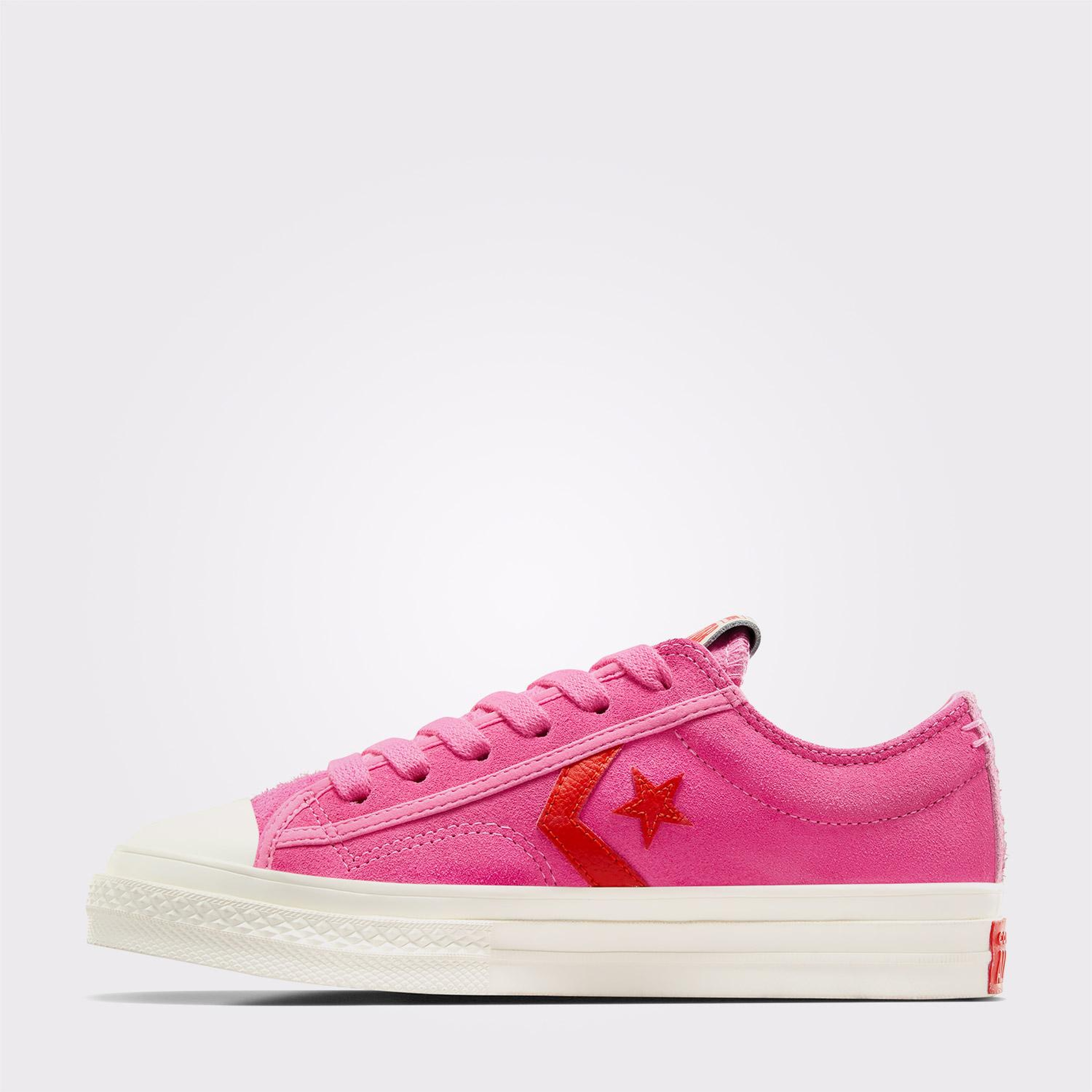 Converse Star Player 76 Unisex Pembe Süet Sneaker