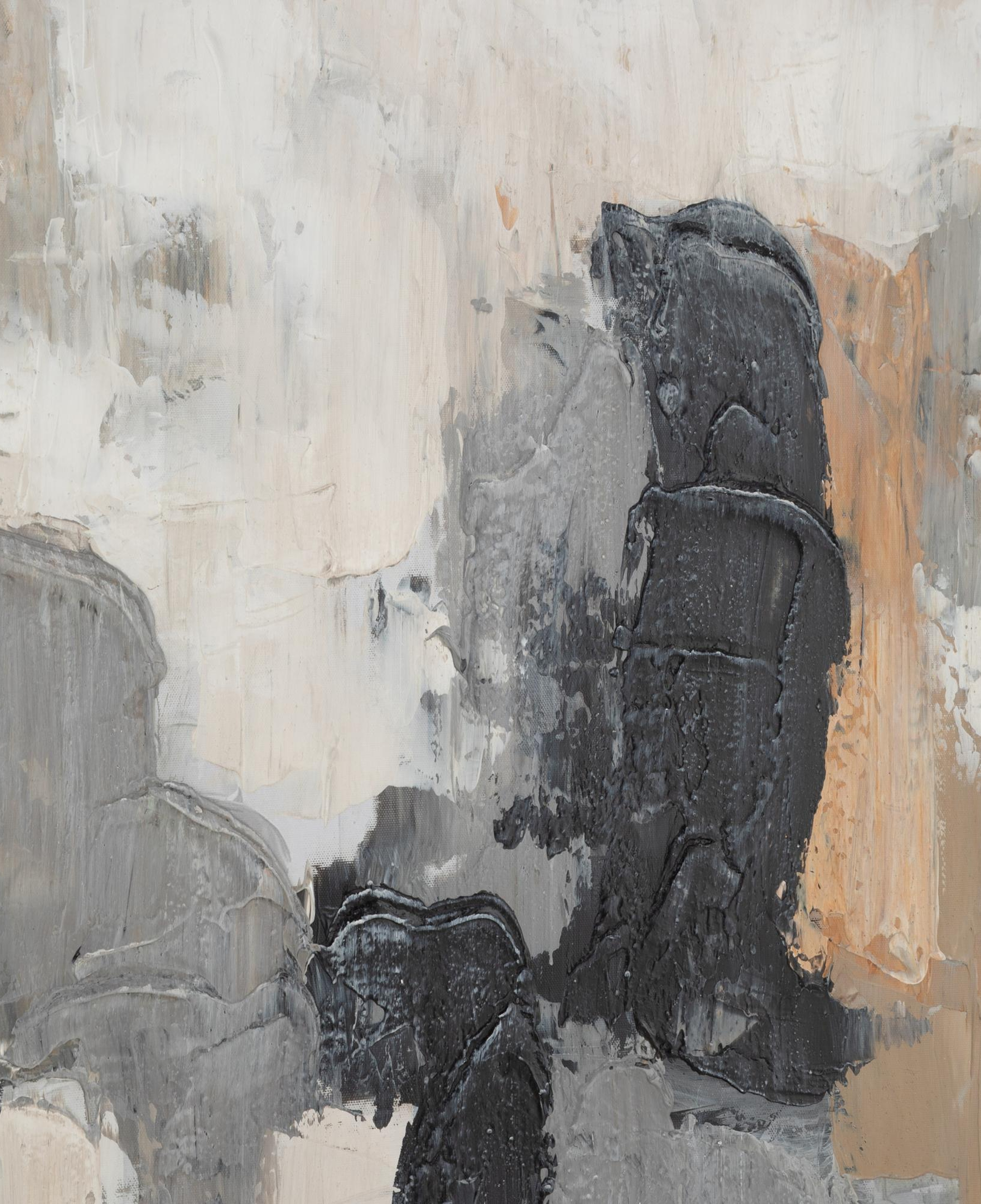 AZURE ÇERÇEVELİ YAĞLIBOYA TABLO 100X100 CM