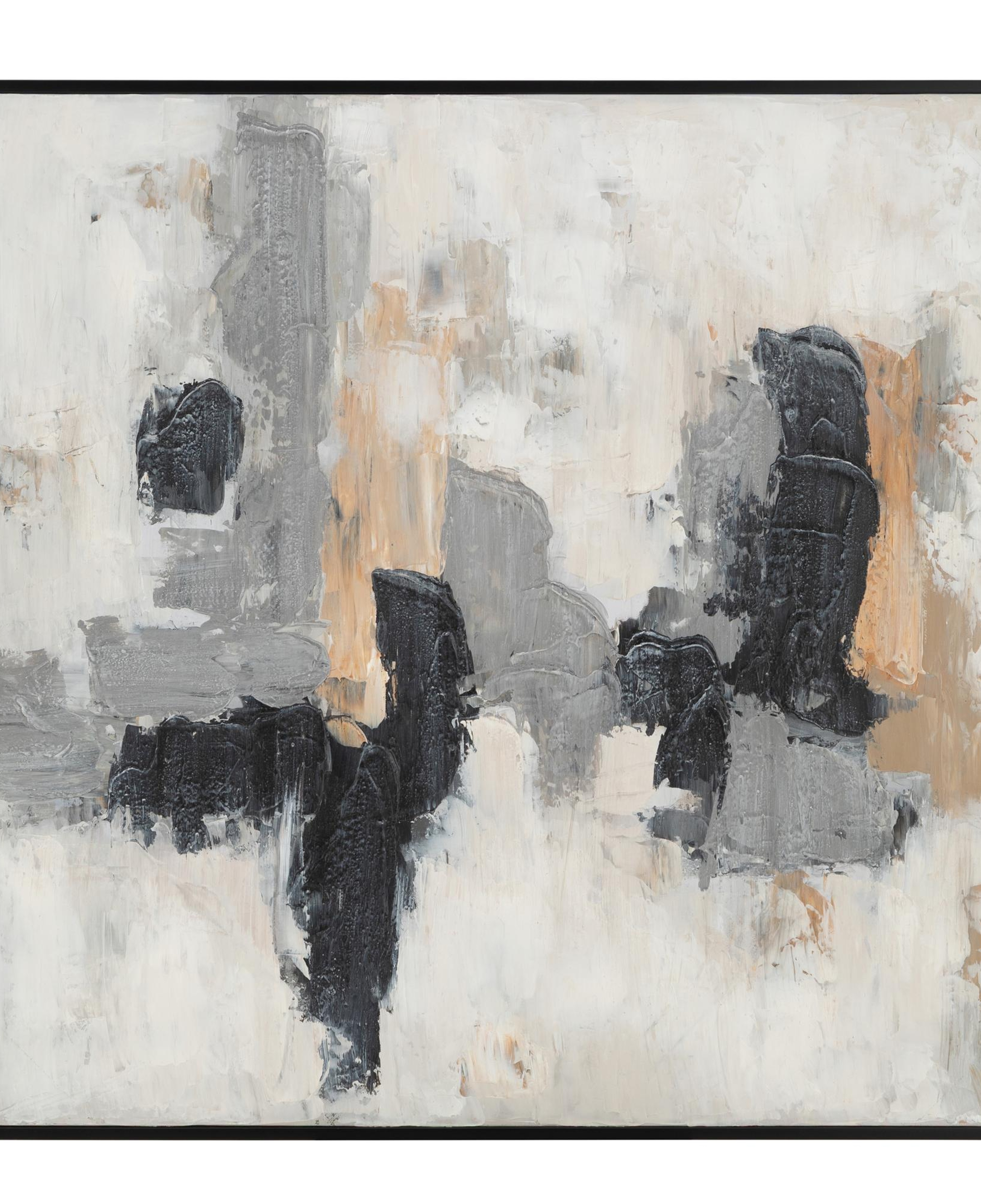 AZURE ÇERÇEVELİ YAĞLIBOYA TABLO 100X100 CM