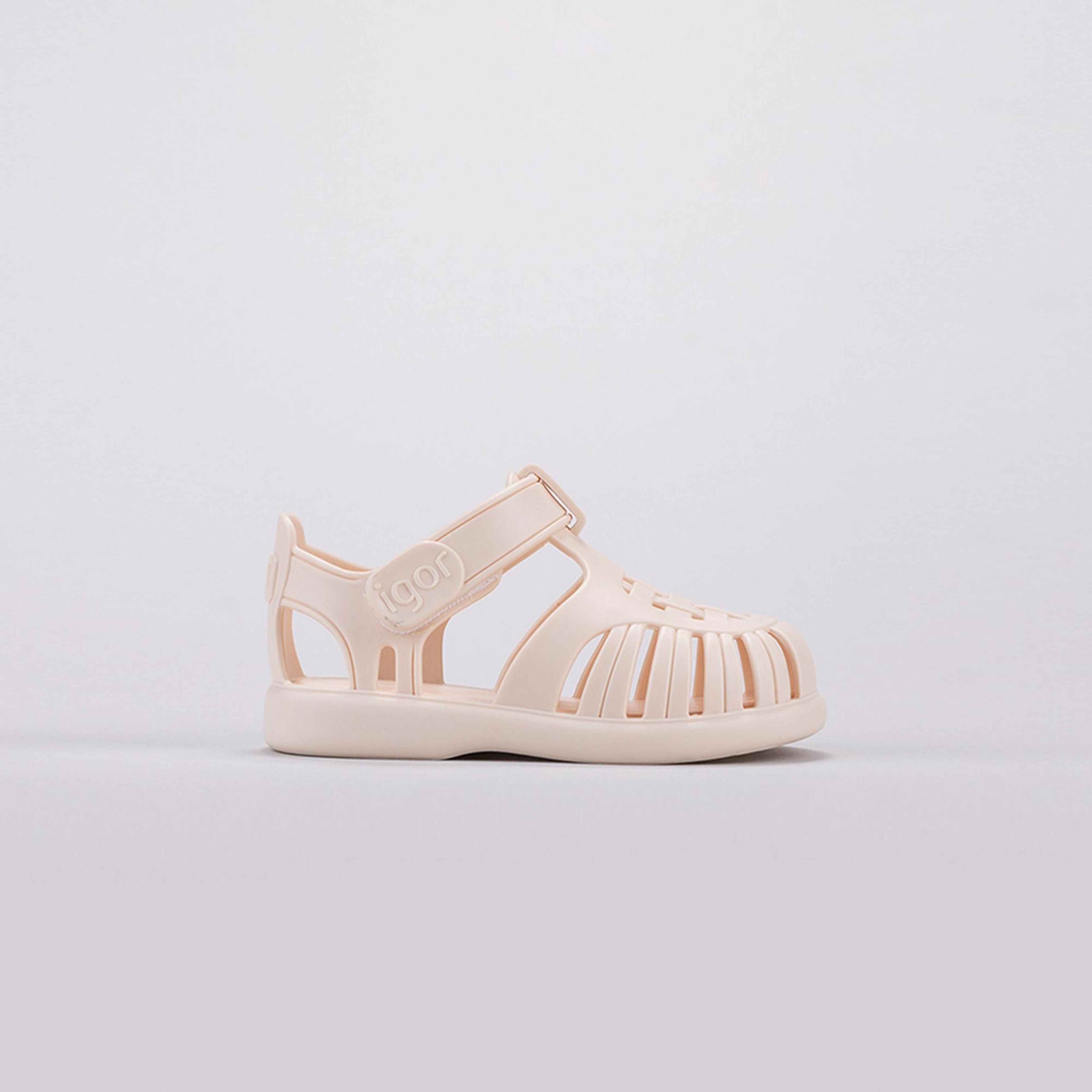 Igor Tobby Solid Bebek Krem Sandalet