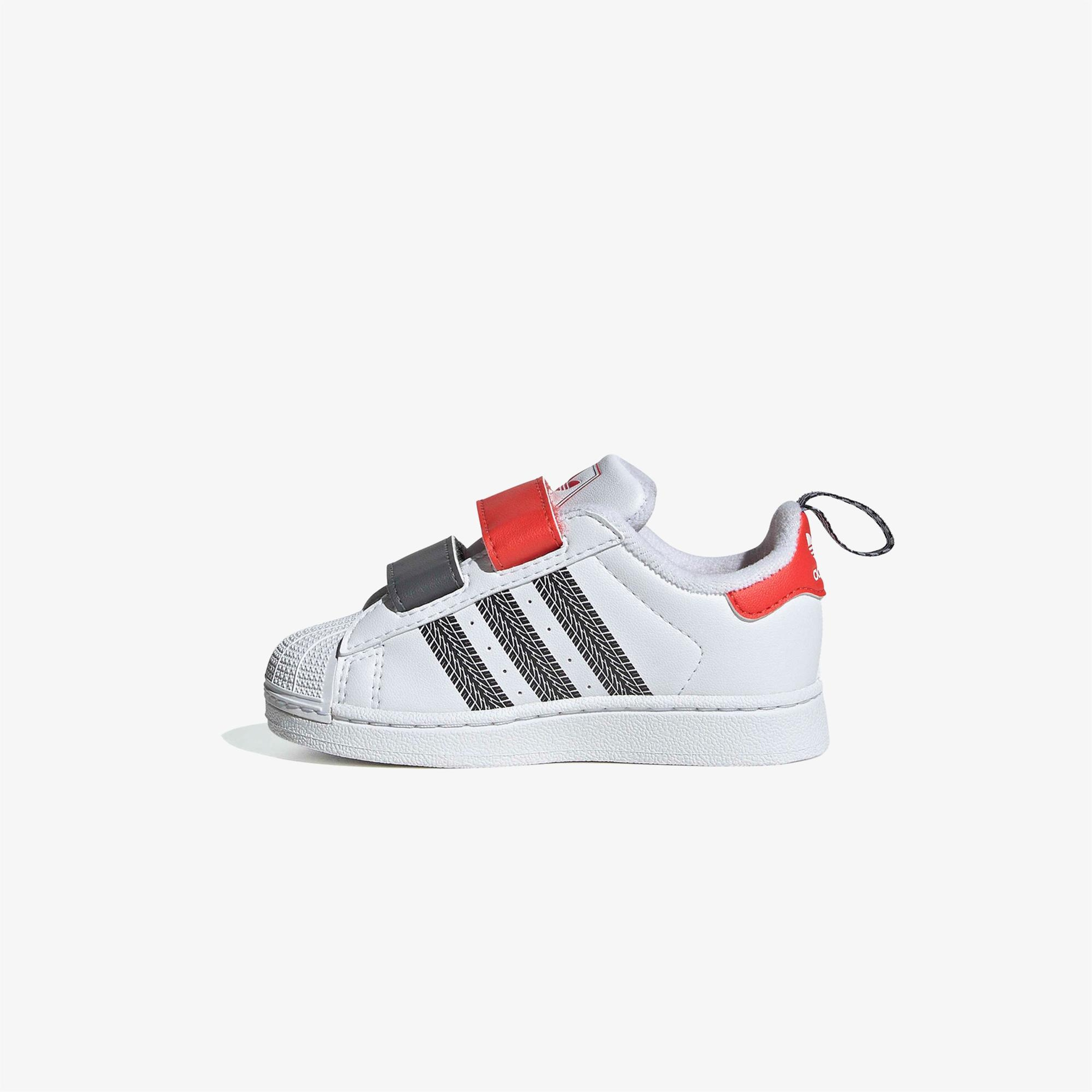 adidas Pixar Cars Superstar II Comfort Closure Beyaz Bebek Ayakkabı