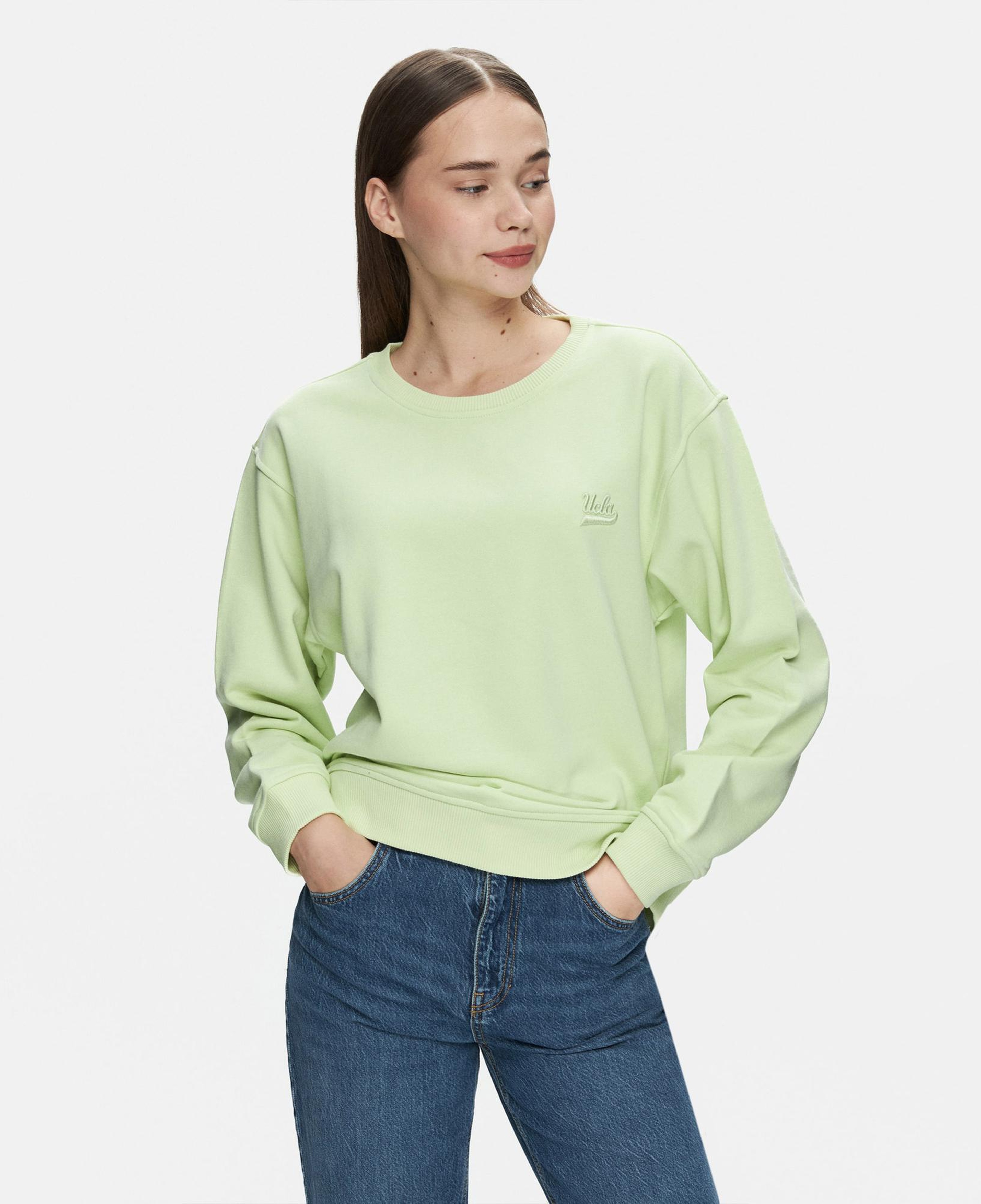 Ucla Sunniva Kadın Yeşil Sweatshirt