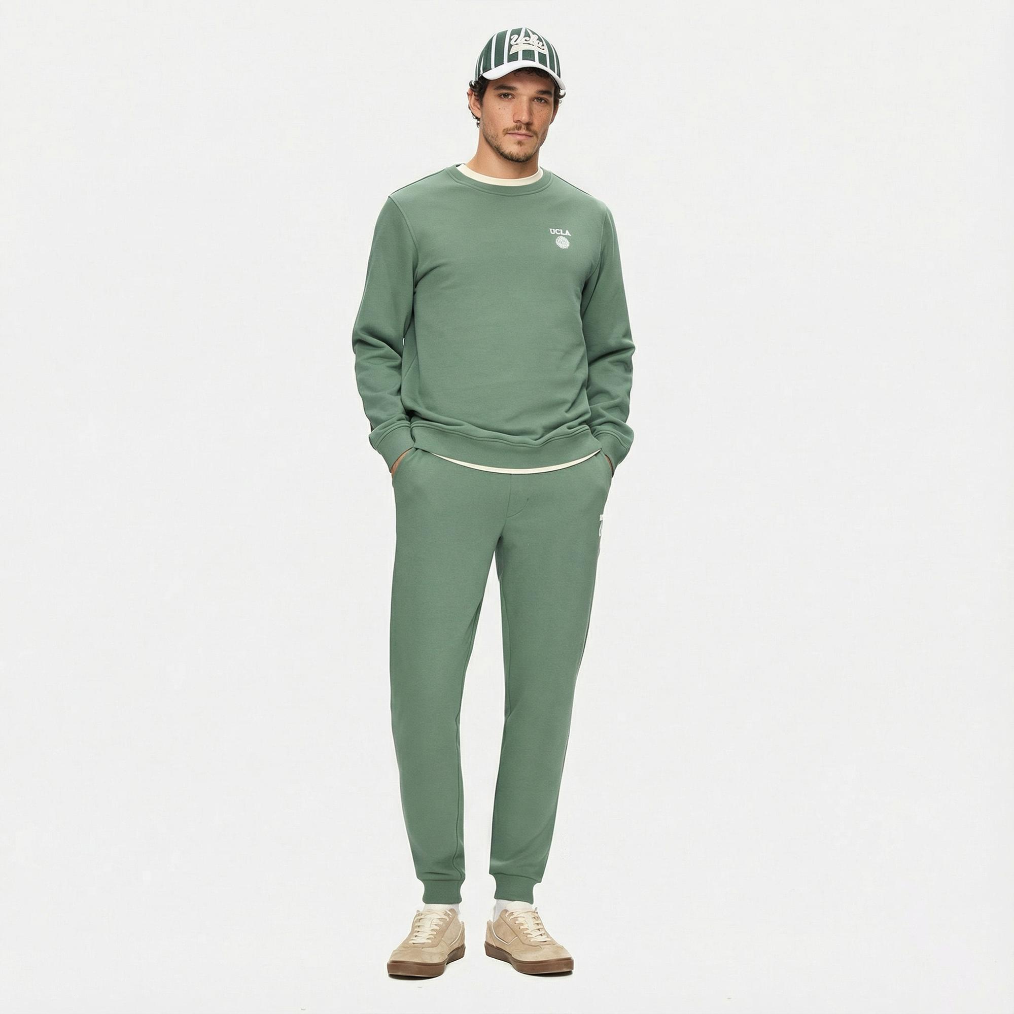 Ucla Valley Erkek Yeşil Sweatshirt