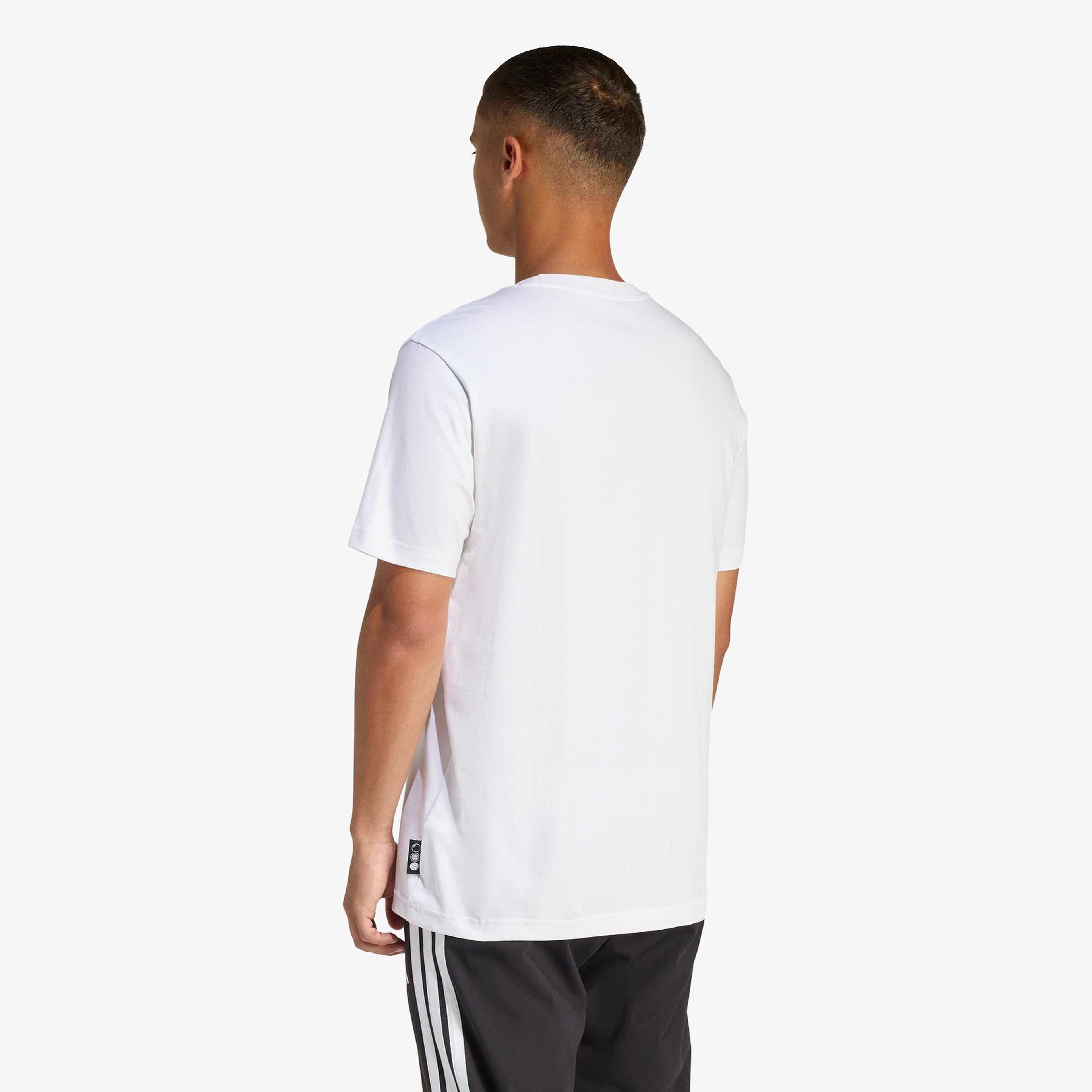 adidas Novelty Mini Erkek Beyaz T-Shirt