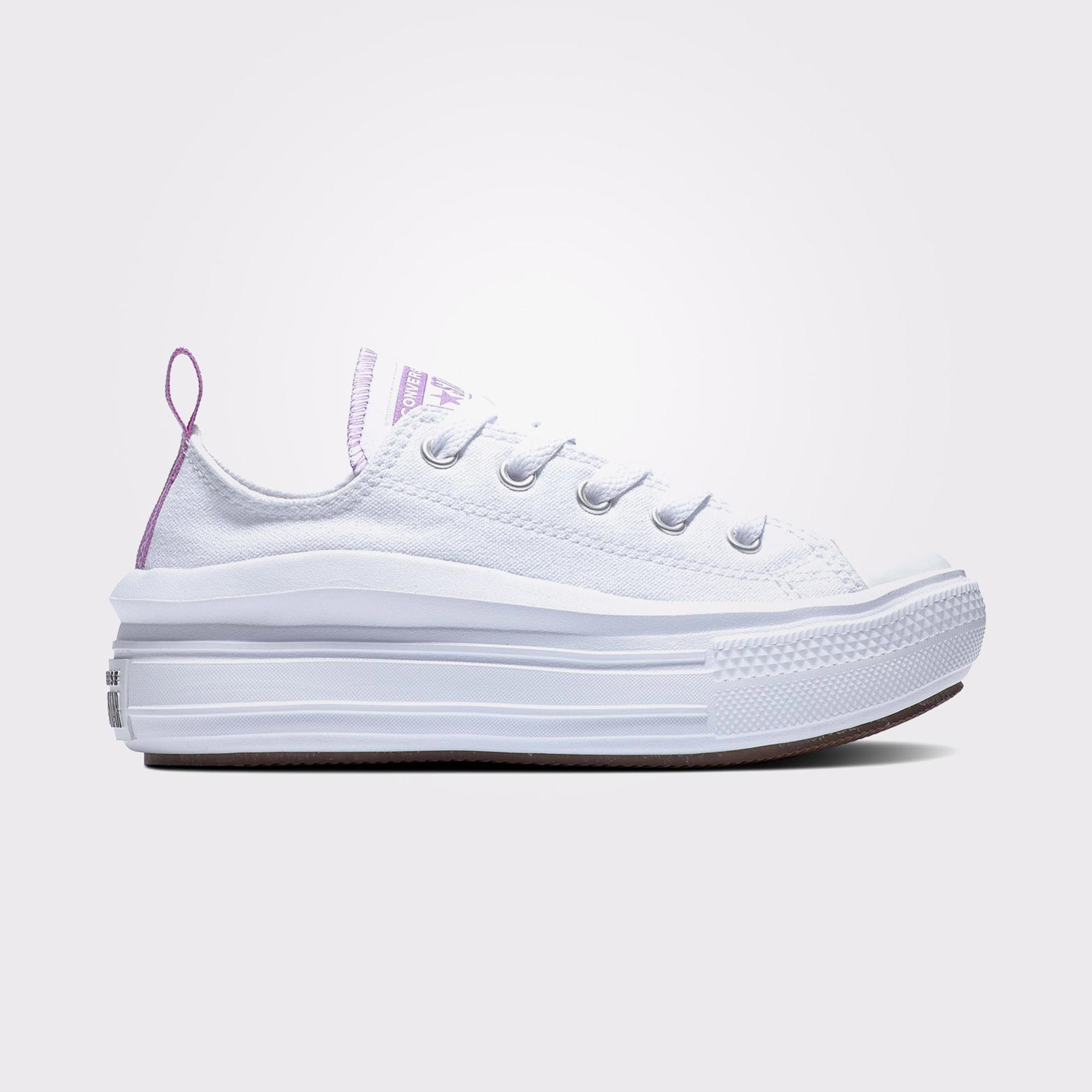 Converse Chuck Taylor All Star Move Çocuk Beyaz Platform Sneaker