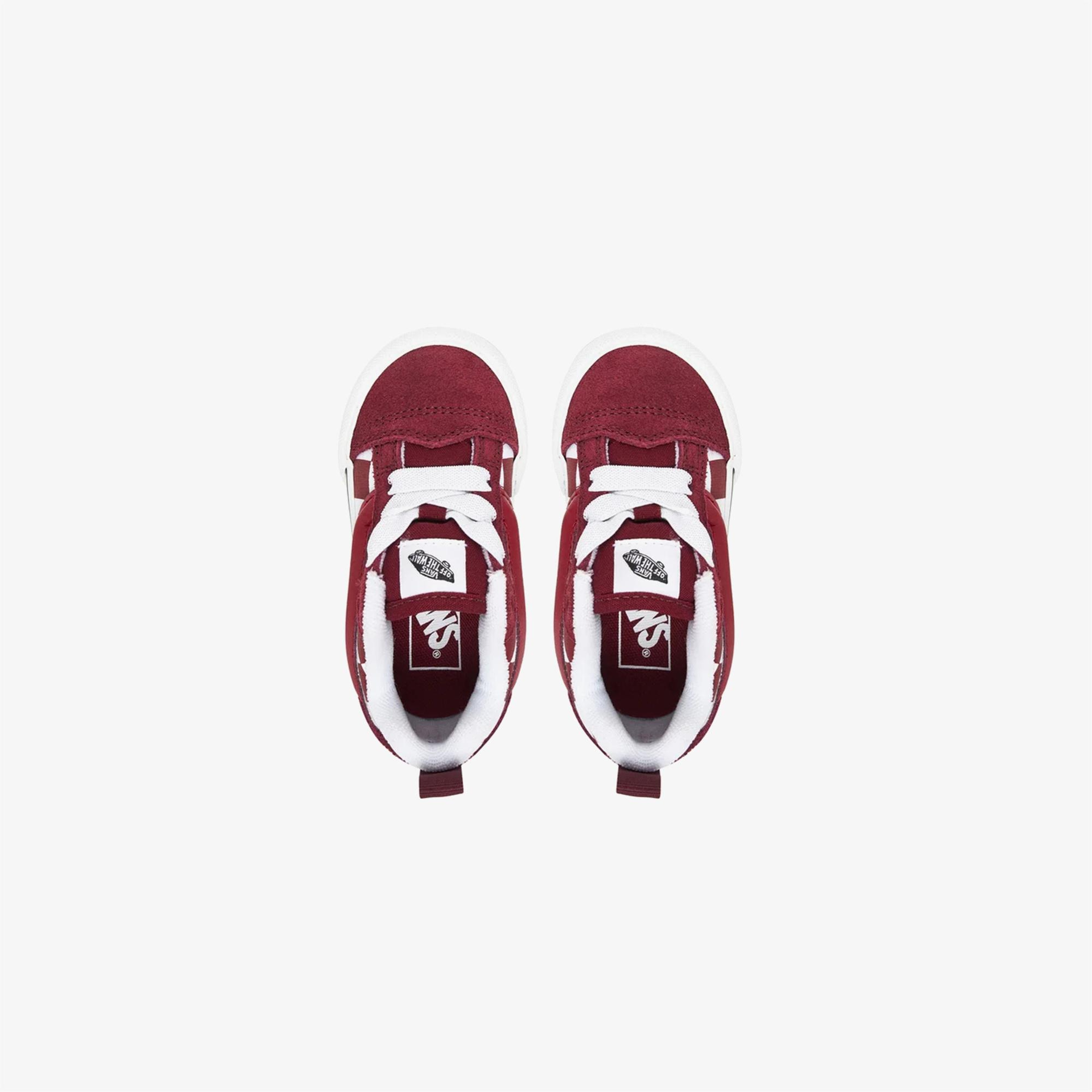 Vans Knu Skool Elastic Lace Bebek Bordo Sneaker