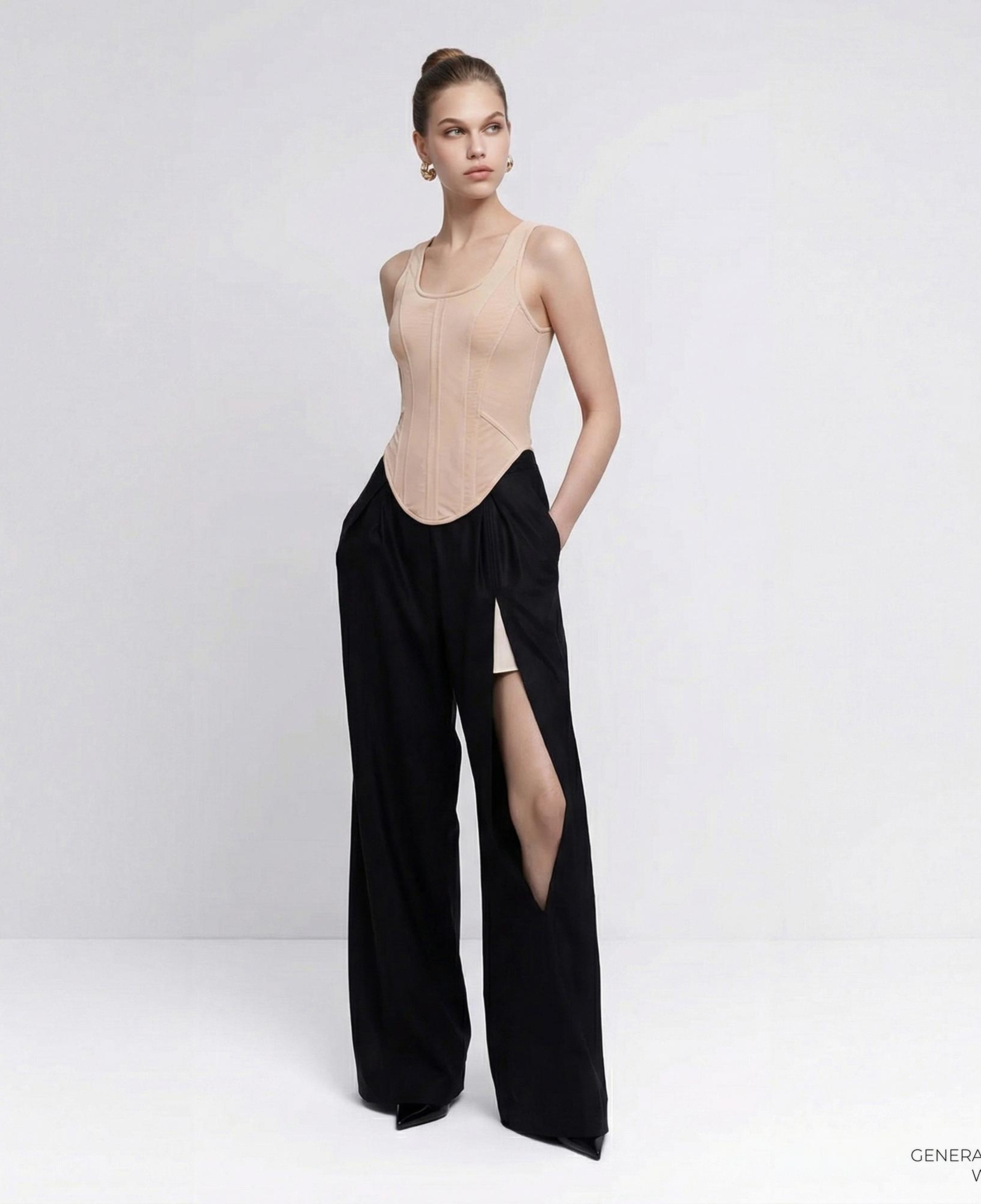 Fabby Kadın Siyah Pantolon