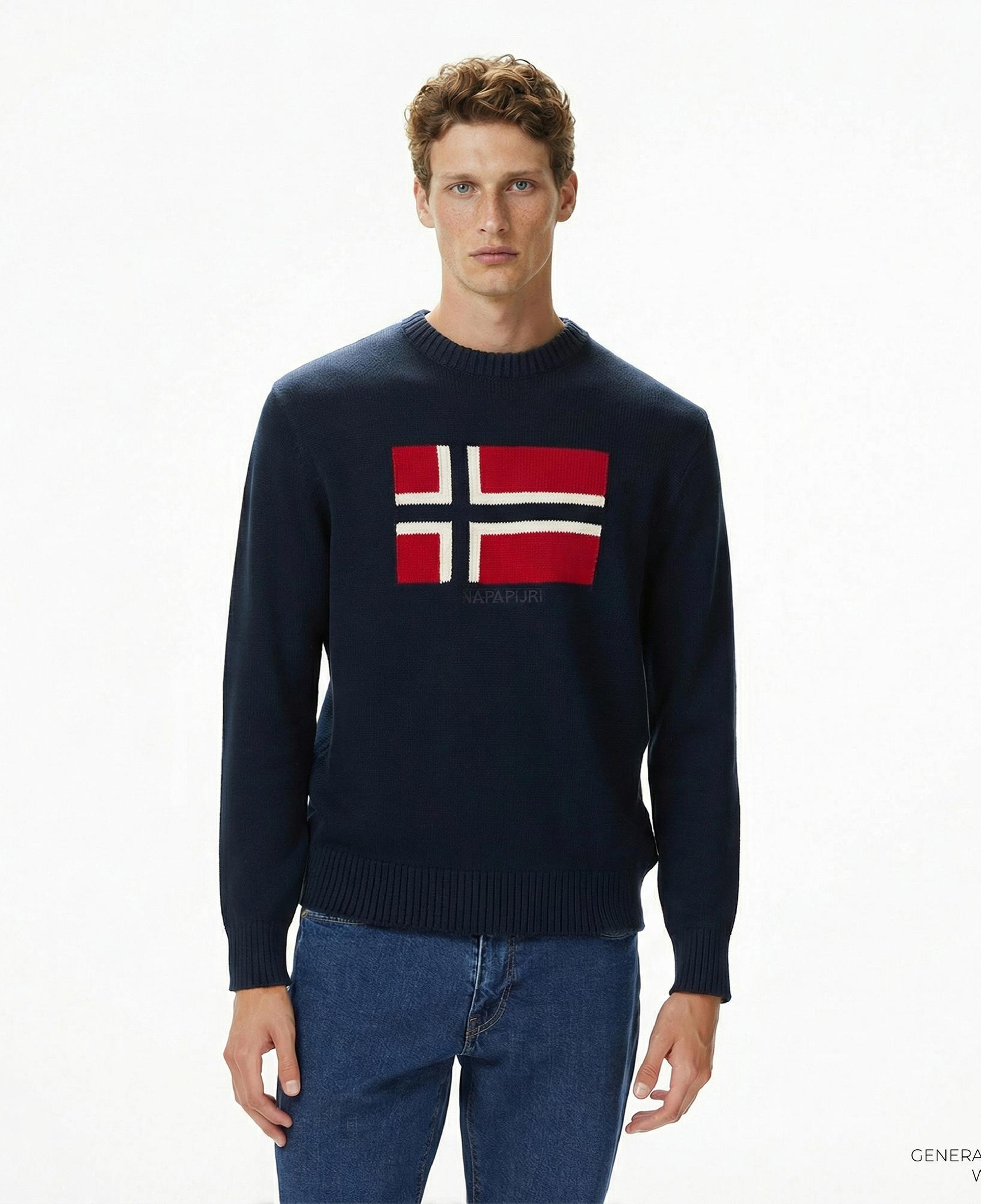 Napapijri D-Mura Erkek Mavi Kazak