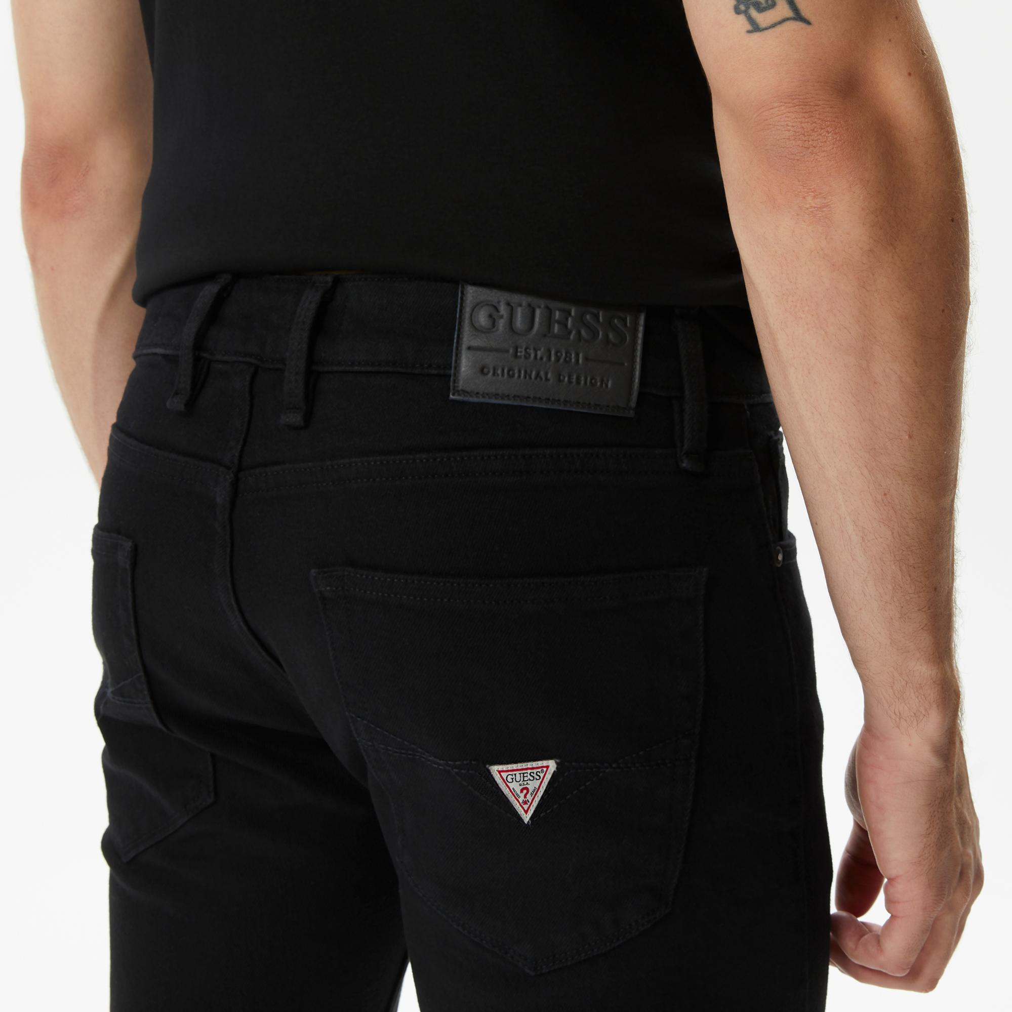 Guess Angel Eco NeCarry Str Black Erkek Siyah Jean