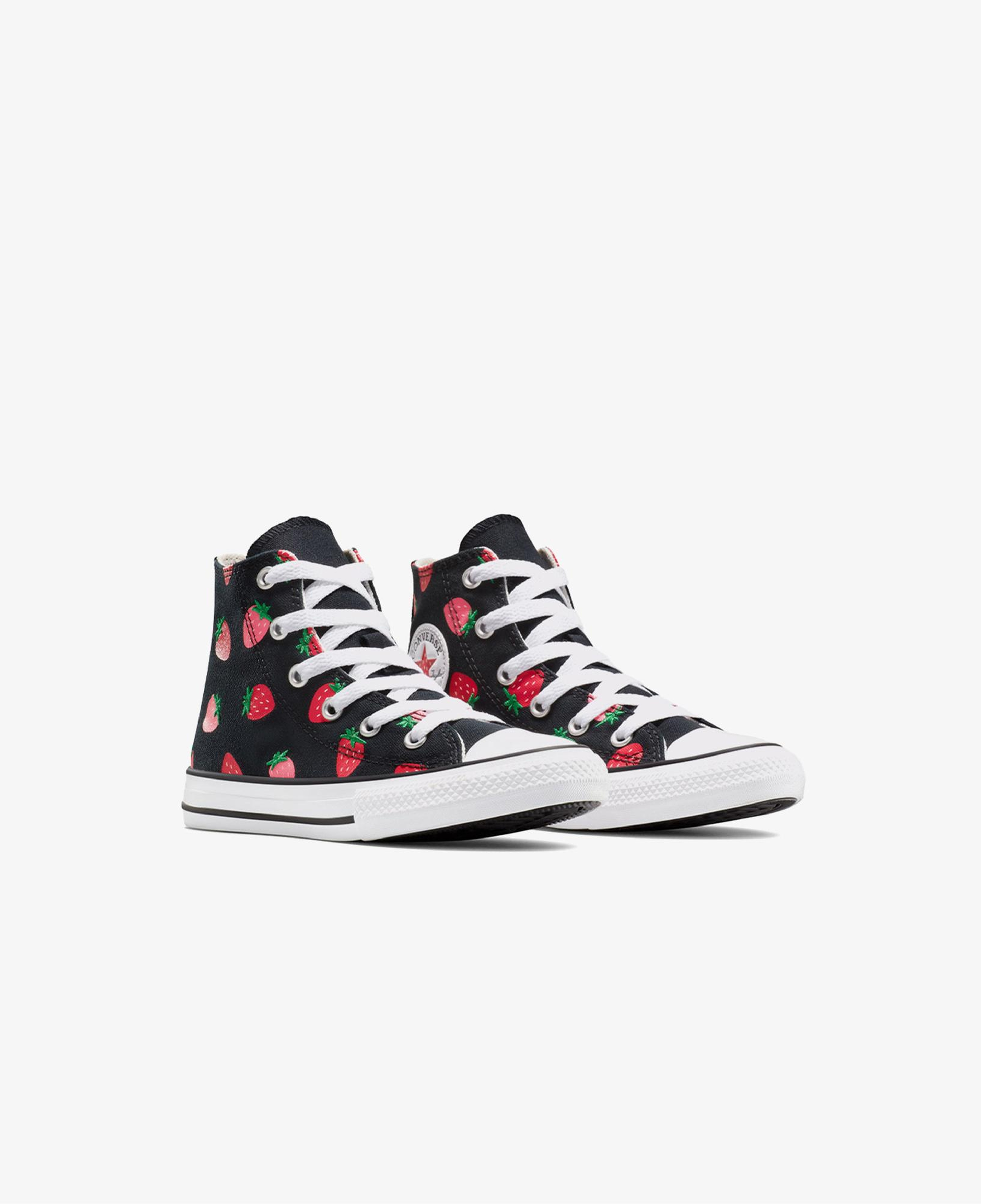 Converse Chuck Taylor All Star Strawberries Çocuk Siyah Sneaker