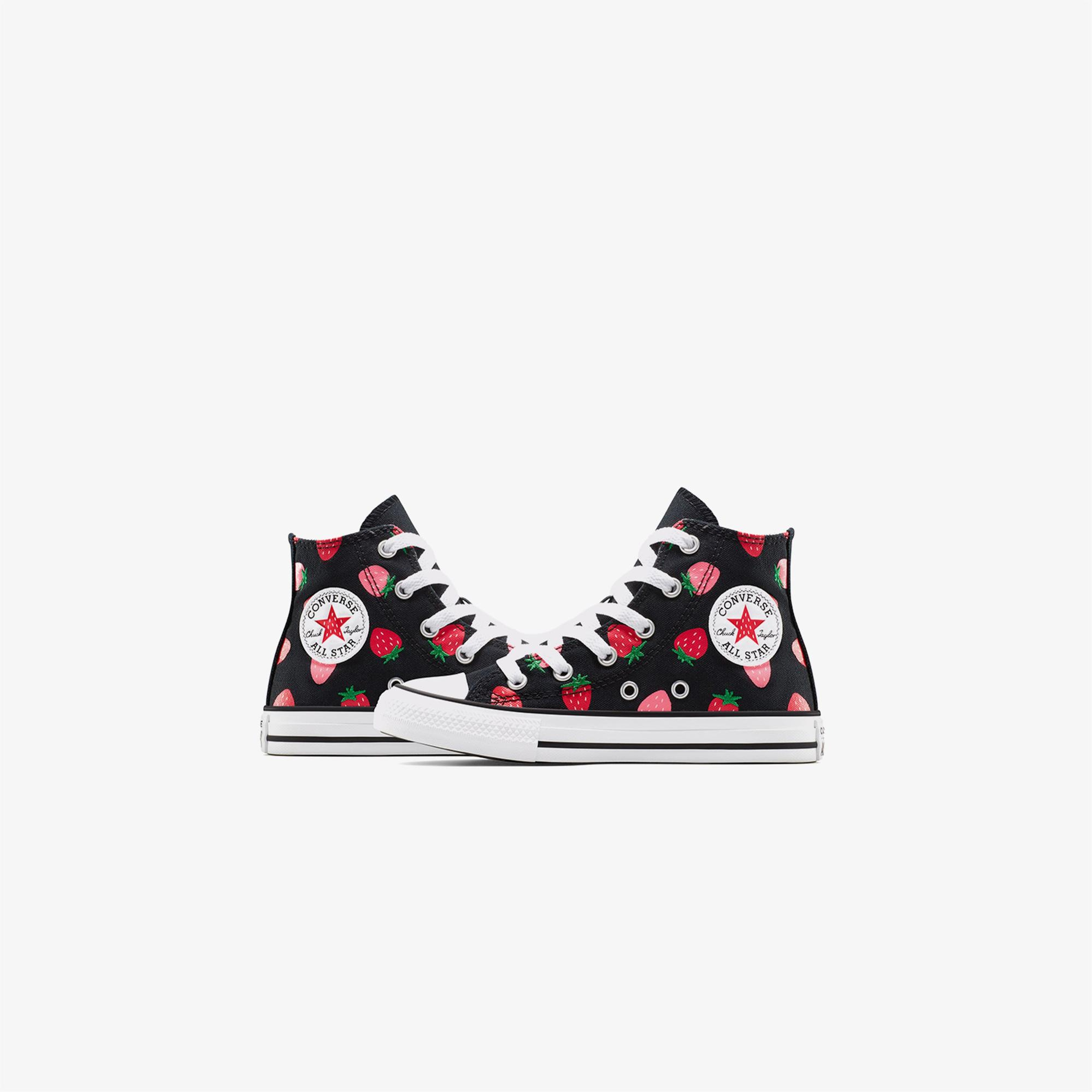 Converse Chuck Taylor All Star Strawberries Çocuk Siyah Sneaker