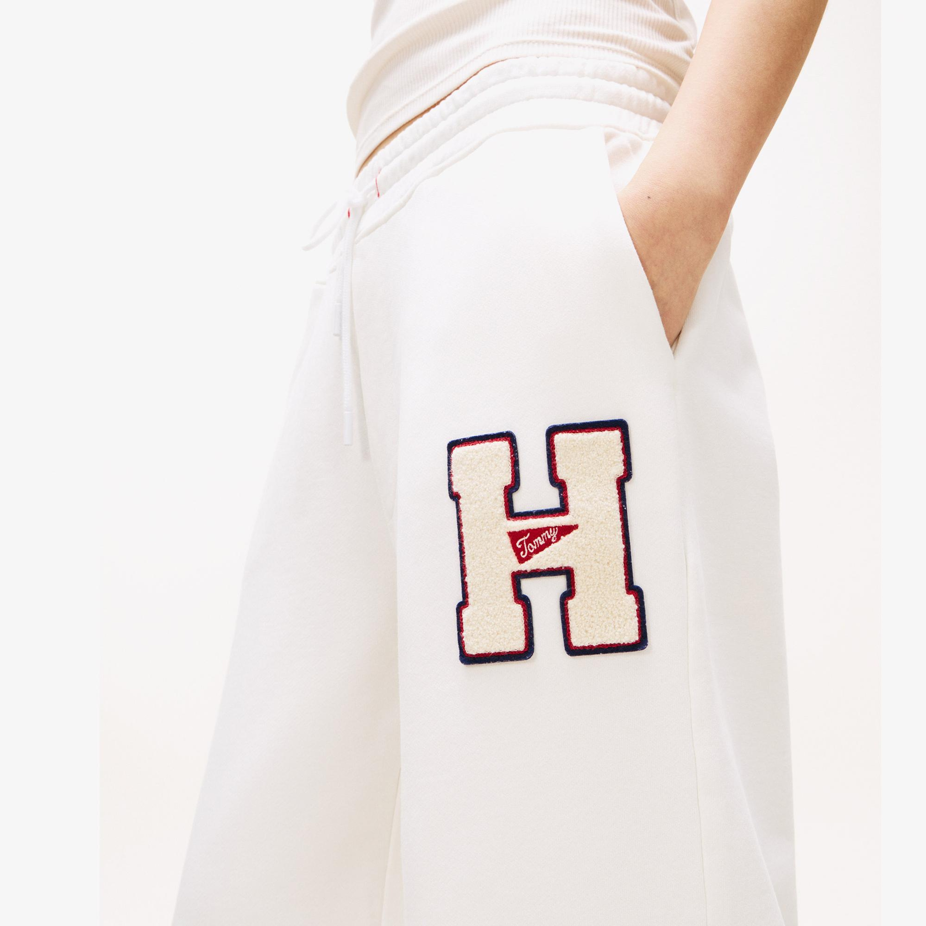 Tommy Jeans H Graphic Kadın Beyaz Eşofman Altı