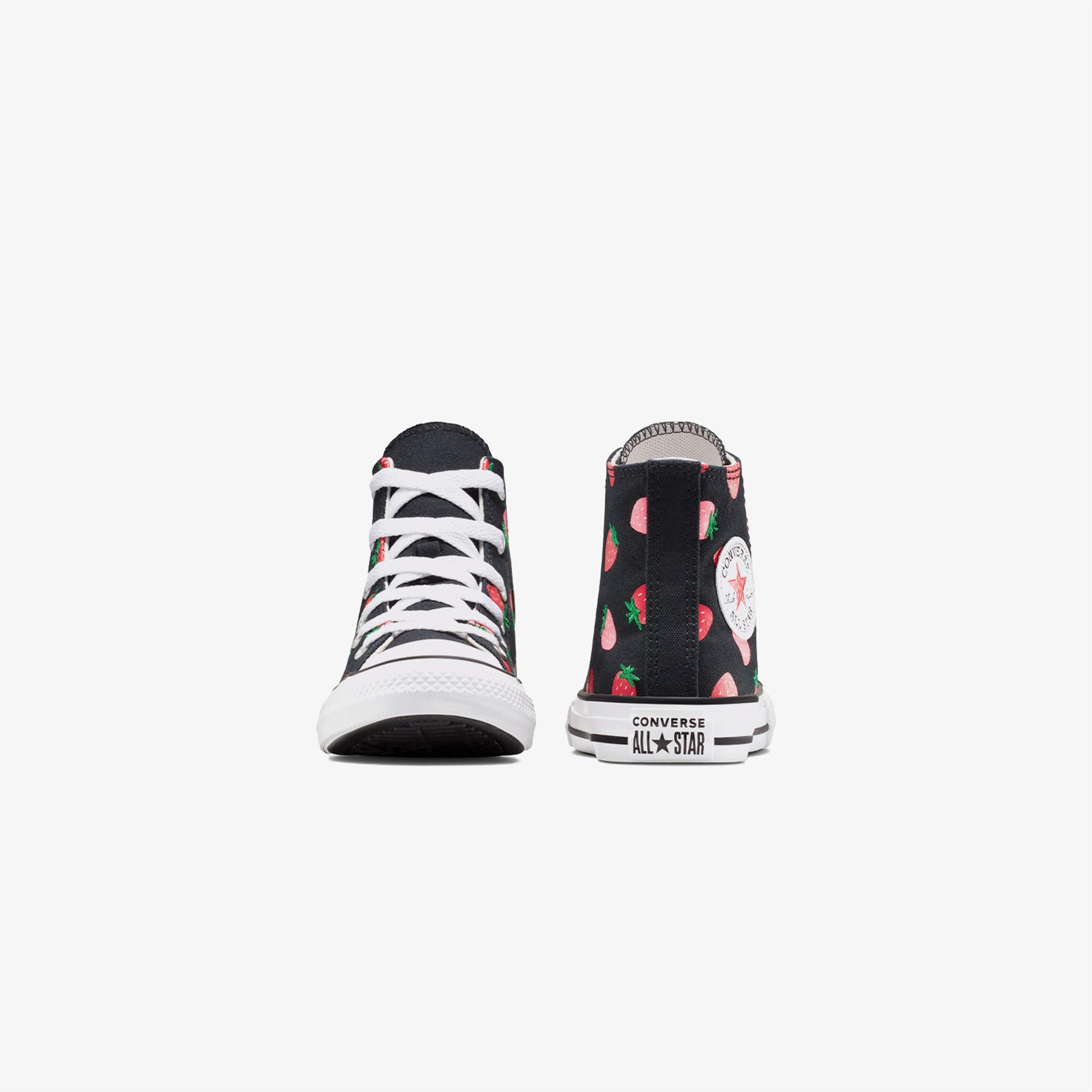Converse Chuck Taylor All Star Strawberries Çocuk Siyah Sneaker