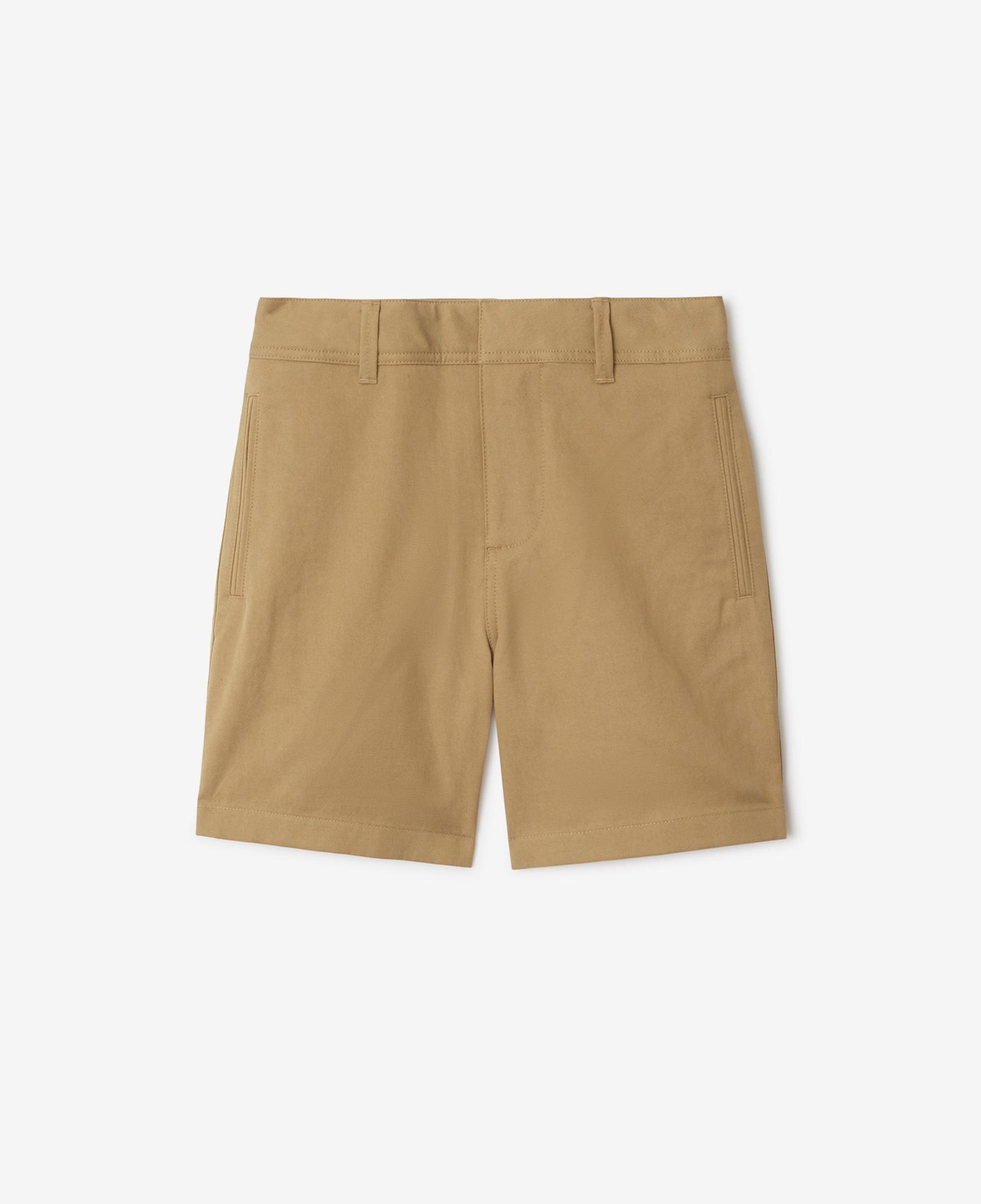 Burberry Oscar Cotton Blend Çocuk Bej Şort