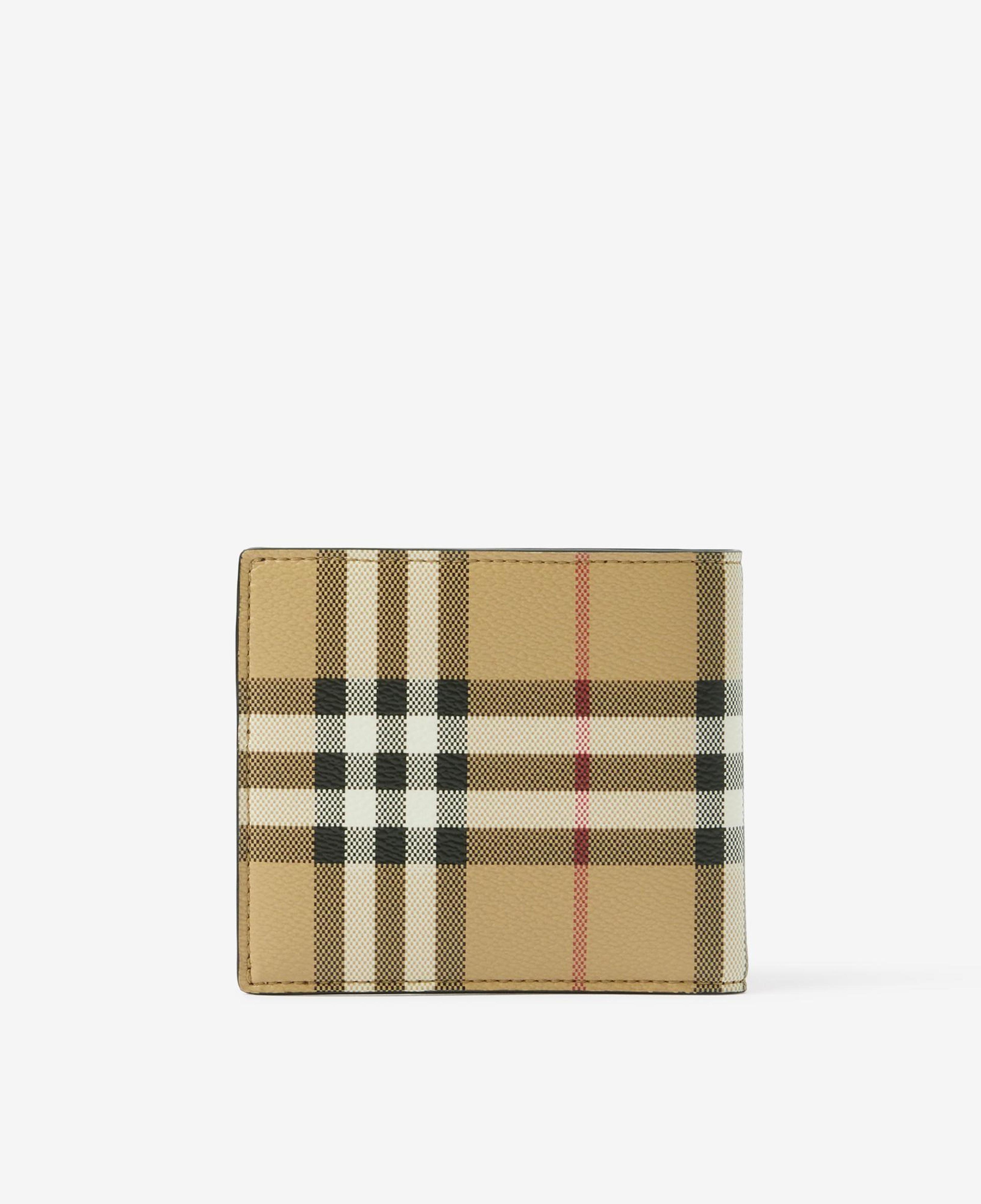 Burberry Reg Bill8 Vintage Bifold Erkek Bej Cüzdan