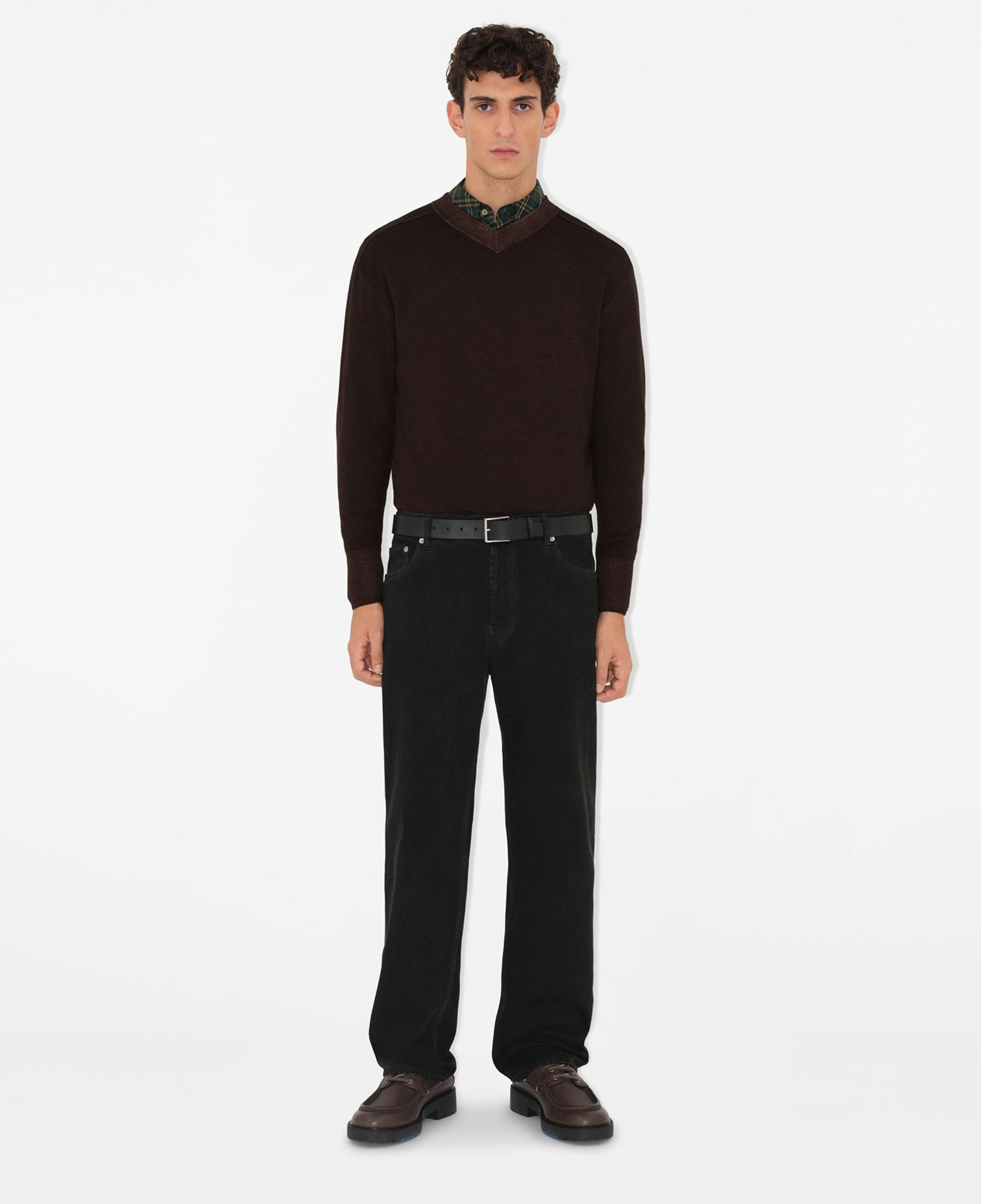 Burberry Shield Classic Pin35 E5L Leather Erkek Siyah Kemer