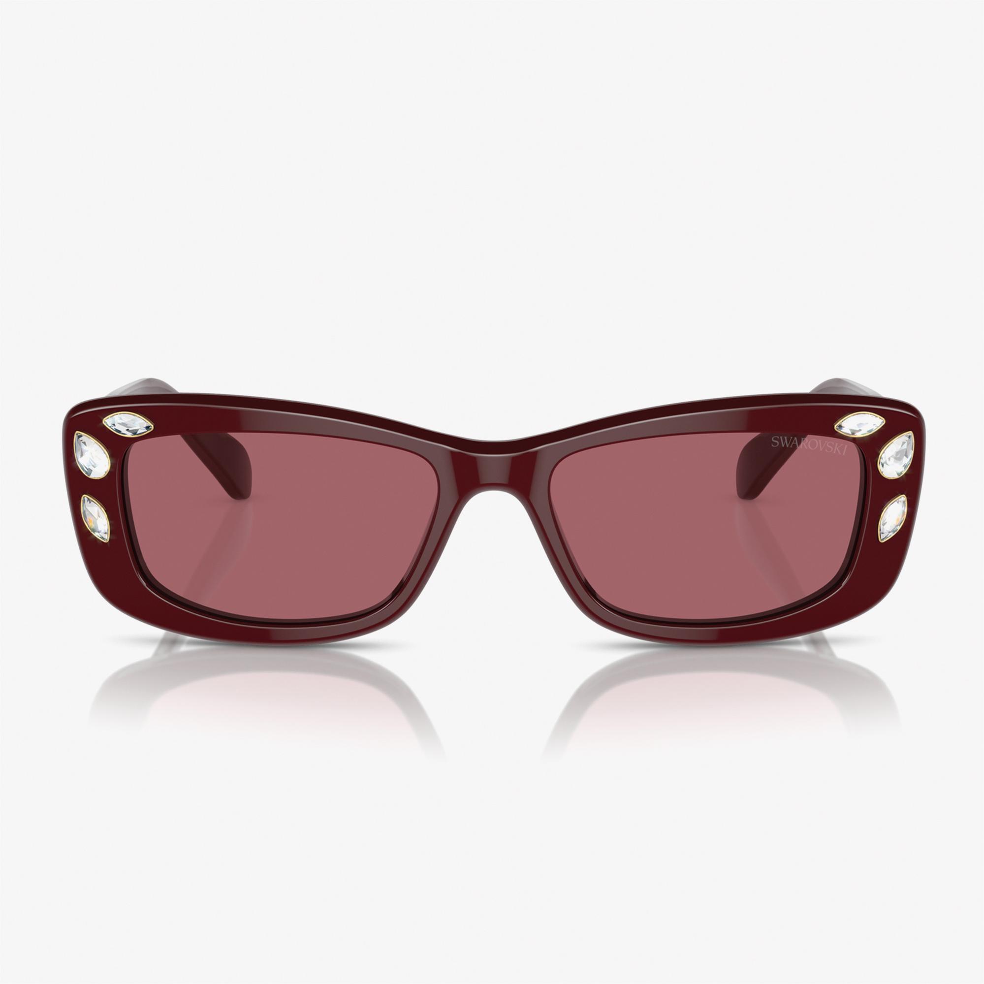 Swarovski 0SK6008 Acetate Kadın Bordo Güneş Gözlüğü