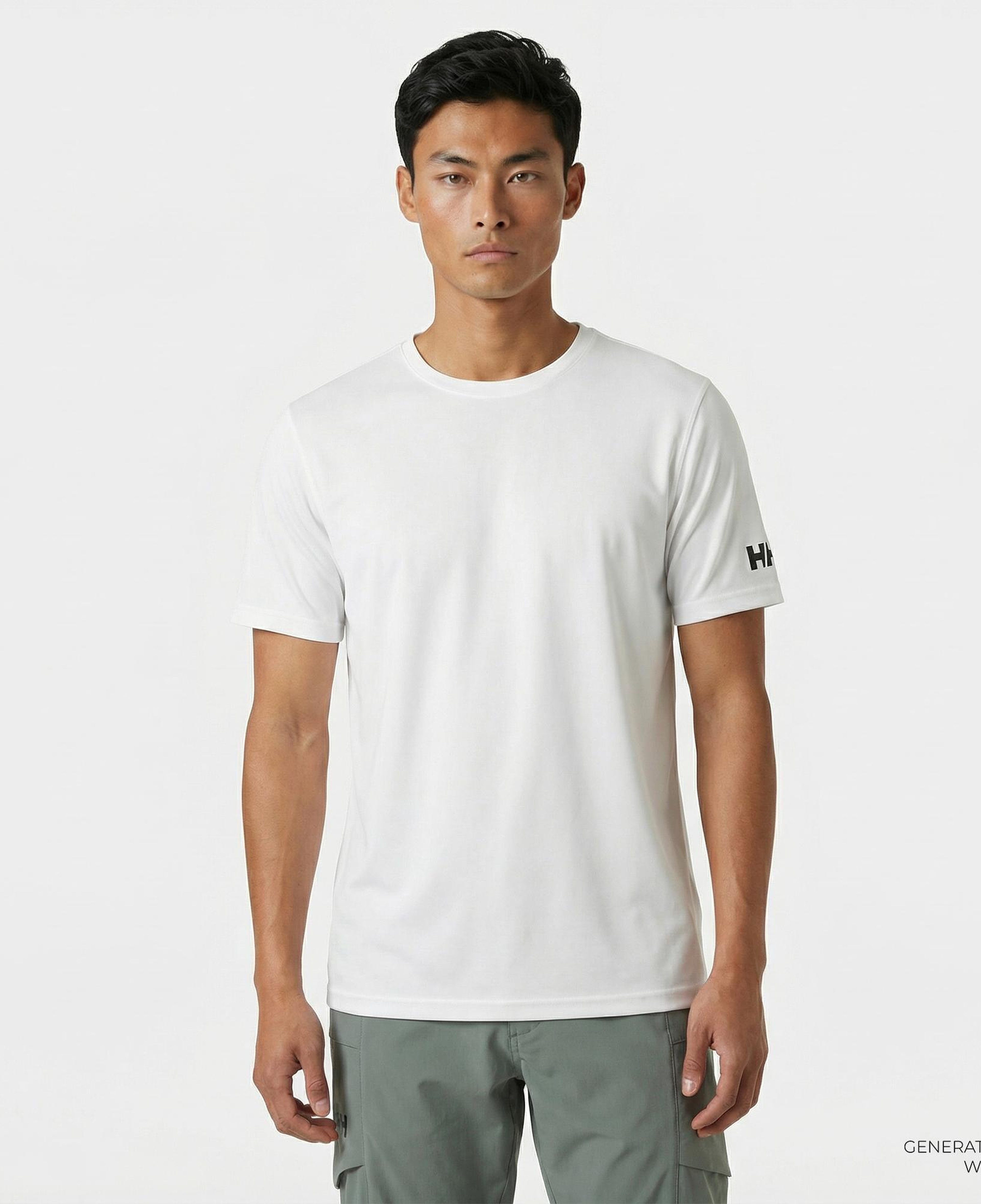 Helly Hansen Hh Tech  2.0  Erkek Beyaz T-shirt
