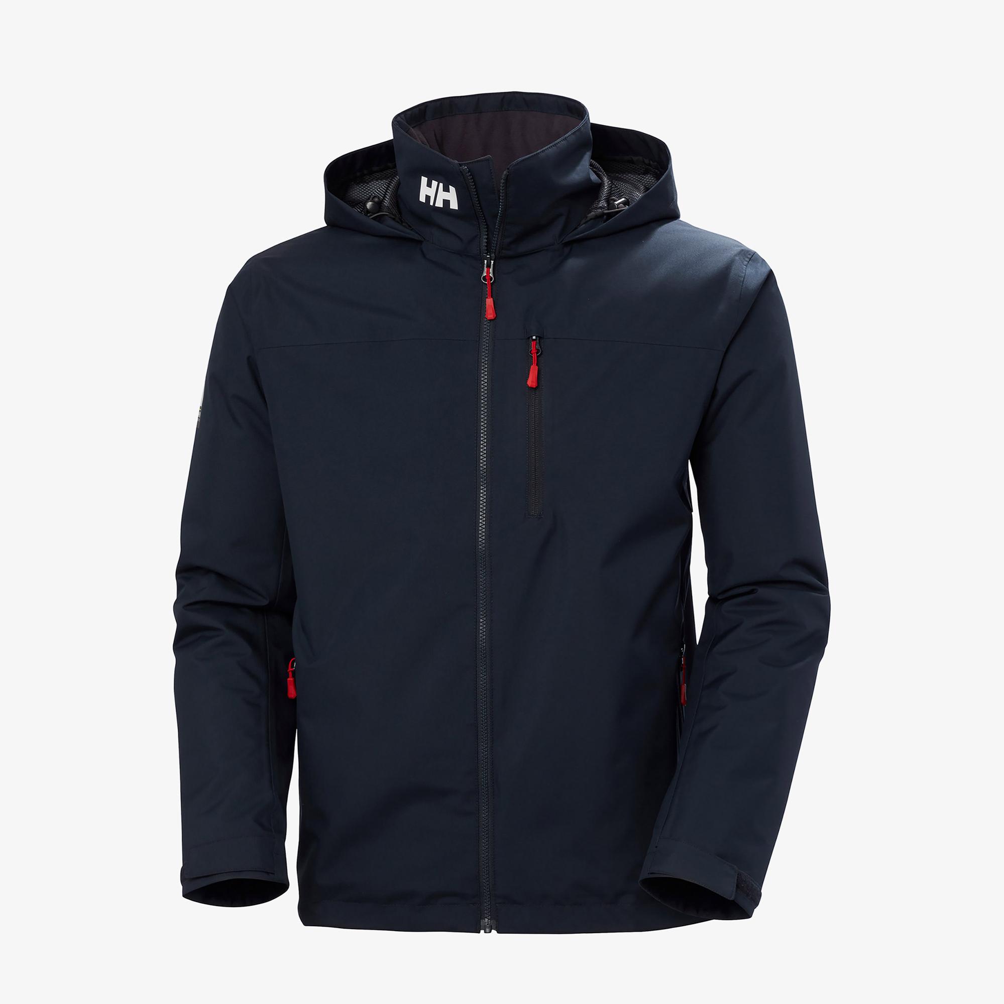 Helly Hansen Crew Hooded Midlayer 2 Erkek Lacivert Mont