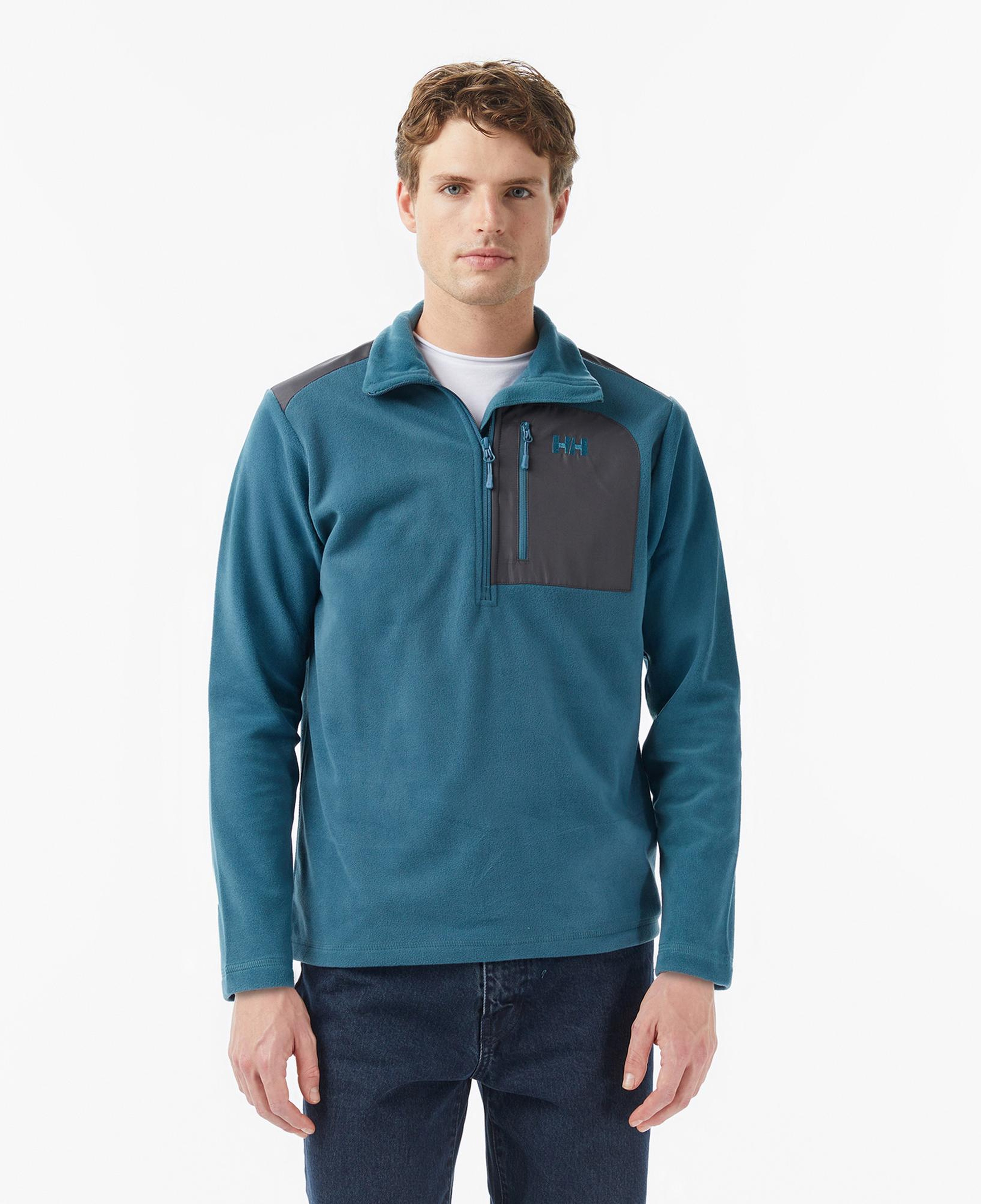 Helly Hansen Block Halfzip Polar Erkek Yeşil Sweatshirt