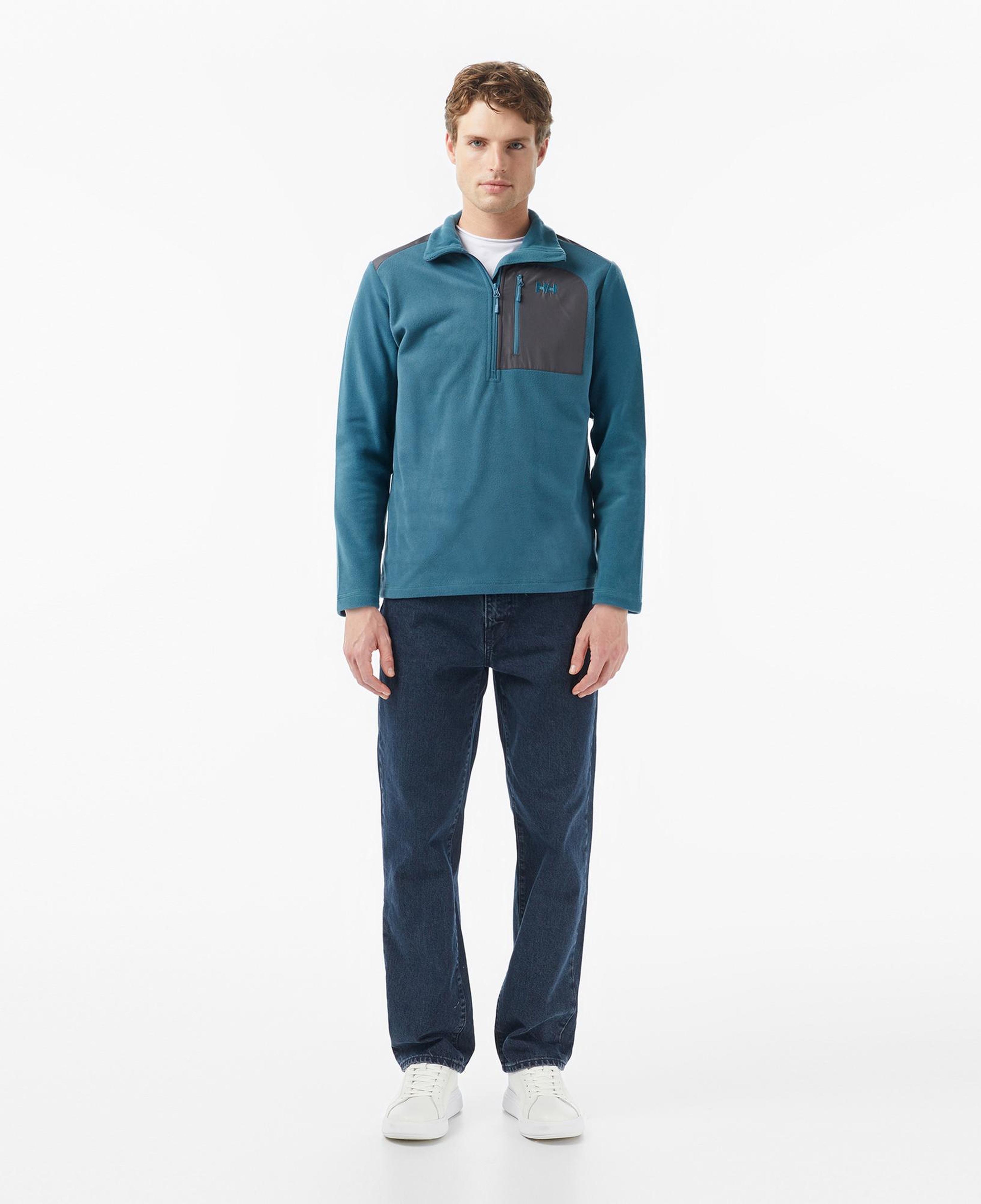 Helly Hansen Block Halfzip Polar Erkek Yeşil Sweatshirt