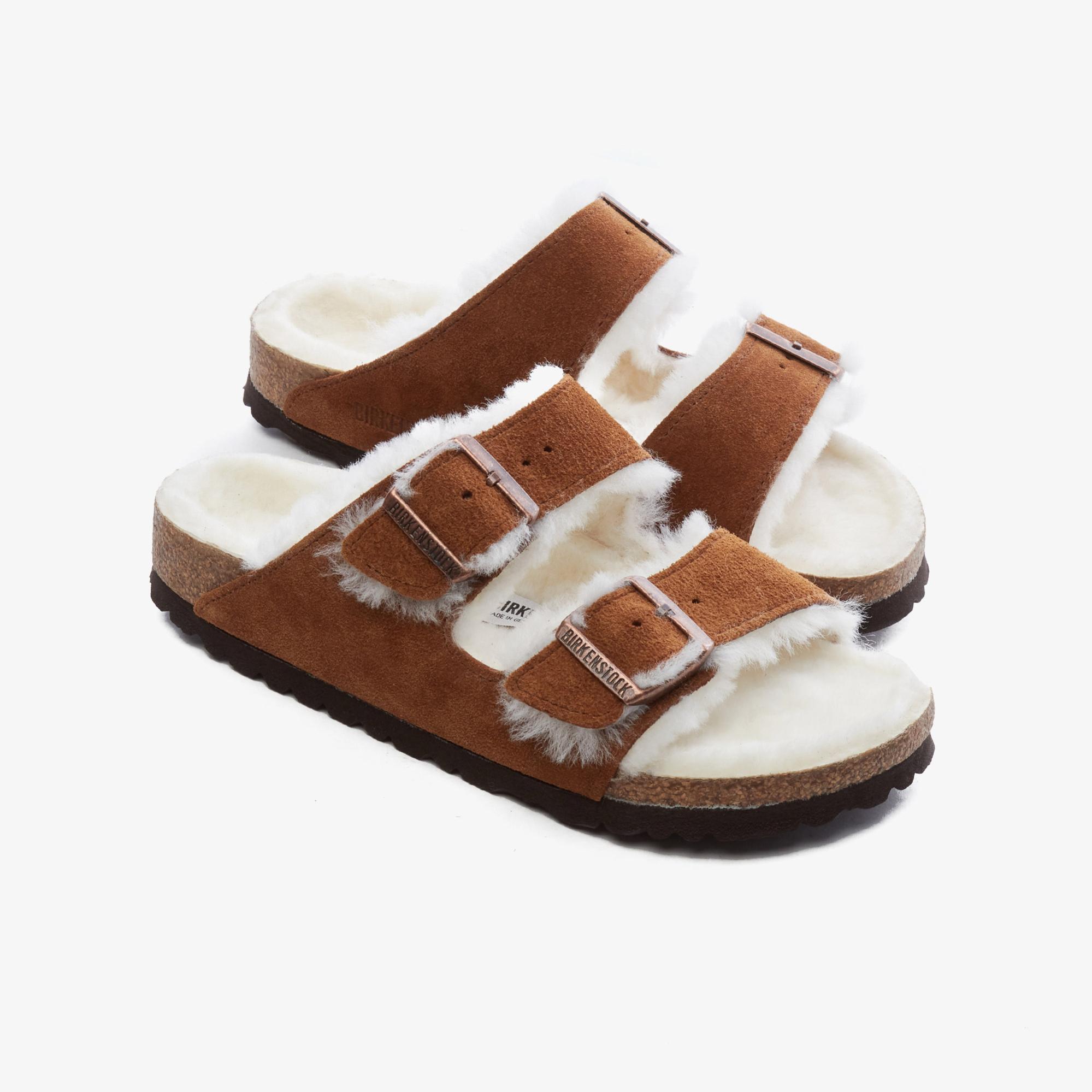 Birkenstock Arizona Shearling
Suede Leather Kadın Kahverengi Terlik