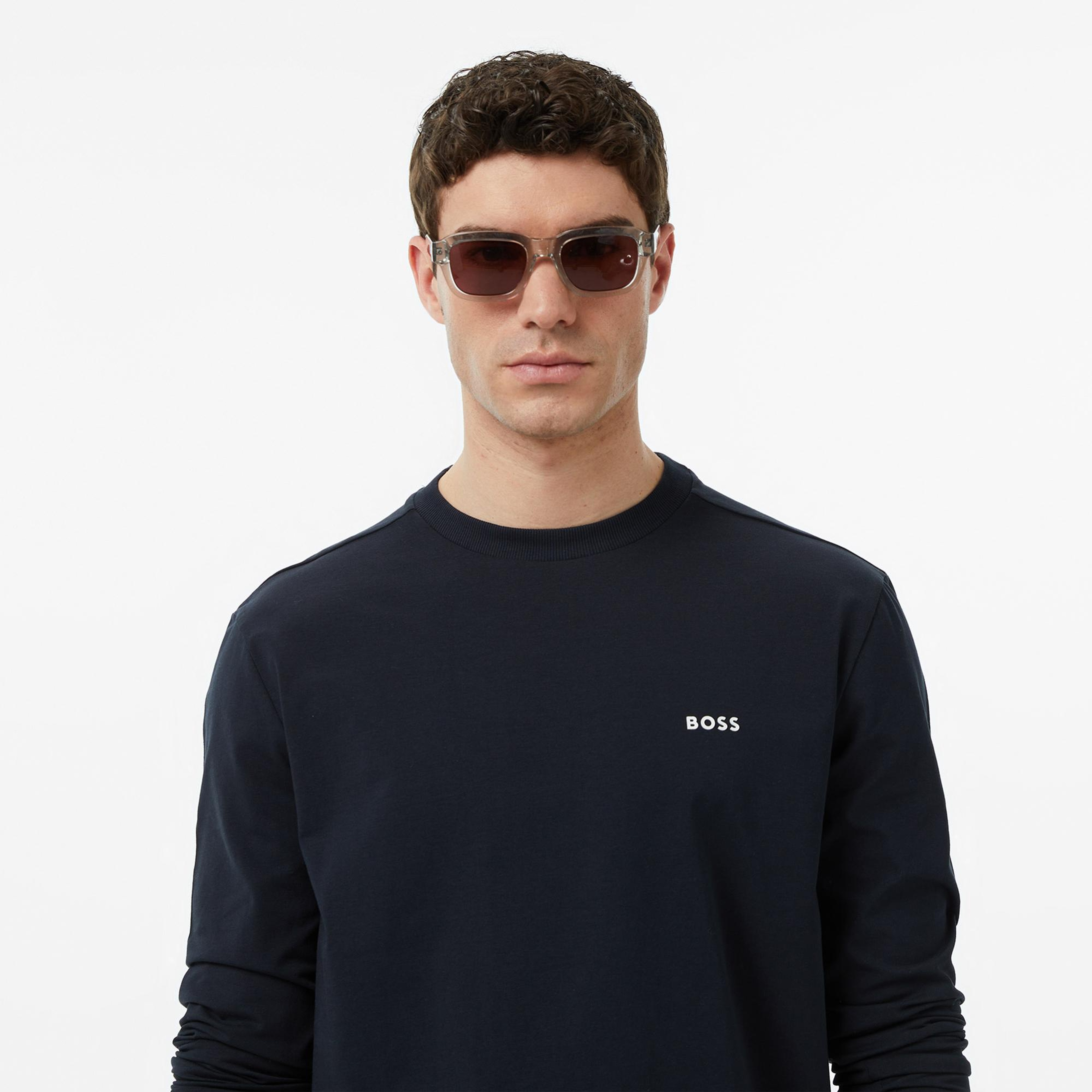 Boss Erkek Lacivert T-Shirt