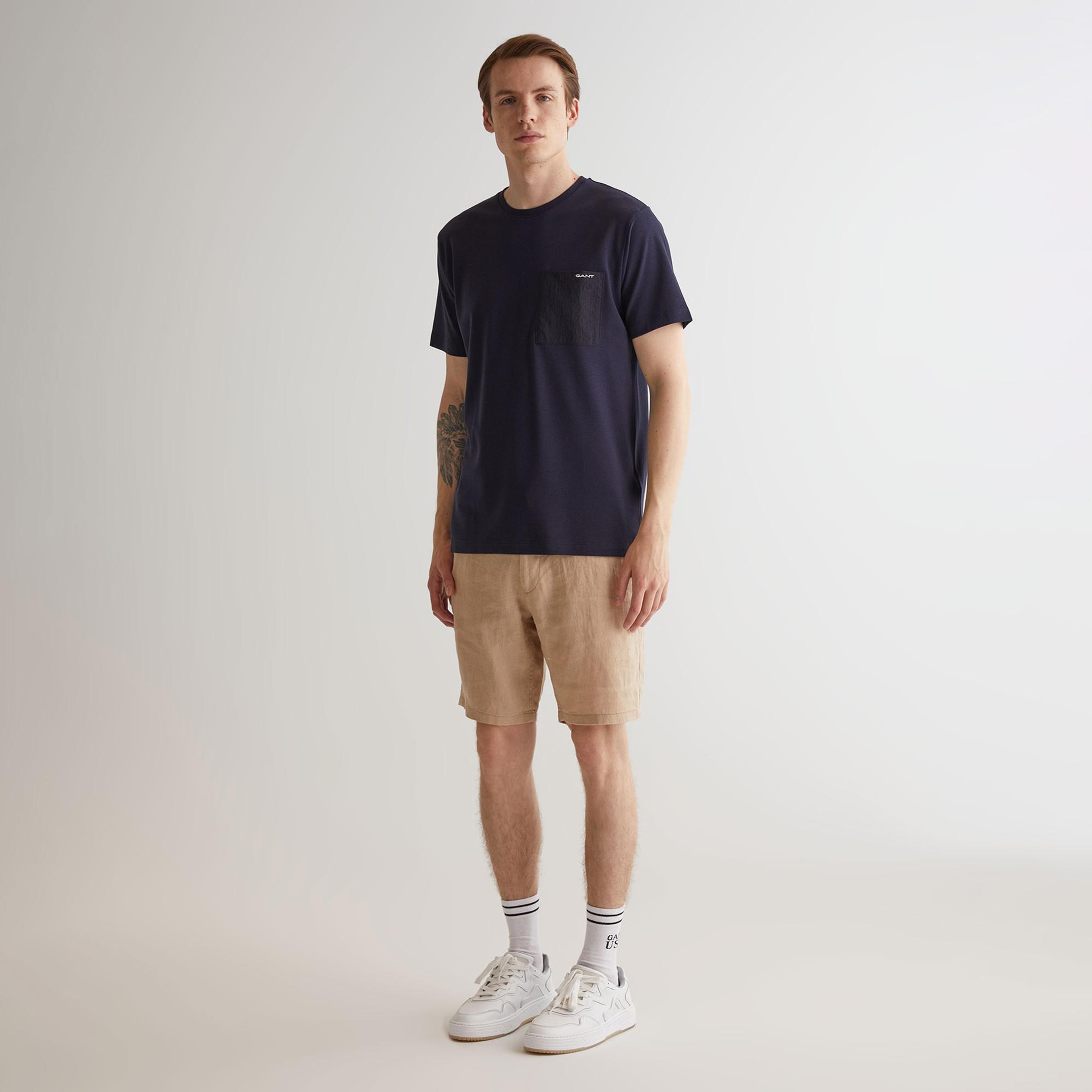 Gant Erkek Lacivert T-Shirt